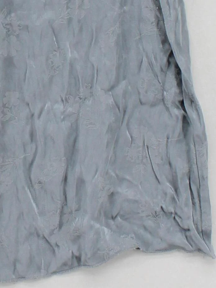Free People Women's Midi Skirt M Grey Floral 100% Viscose Midi A-Line - Image 4