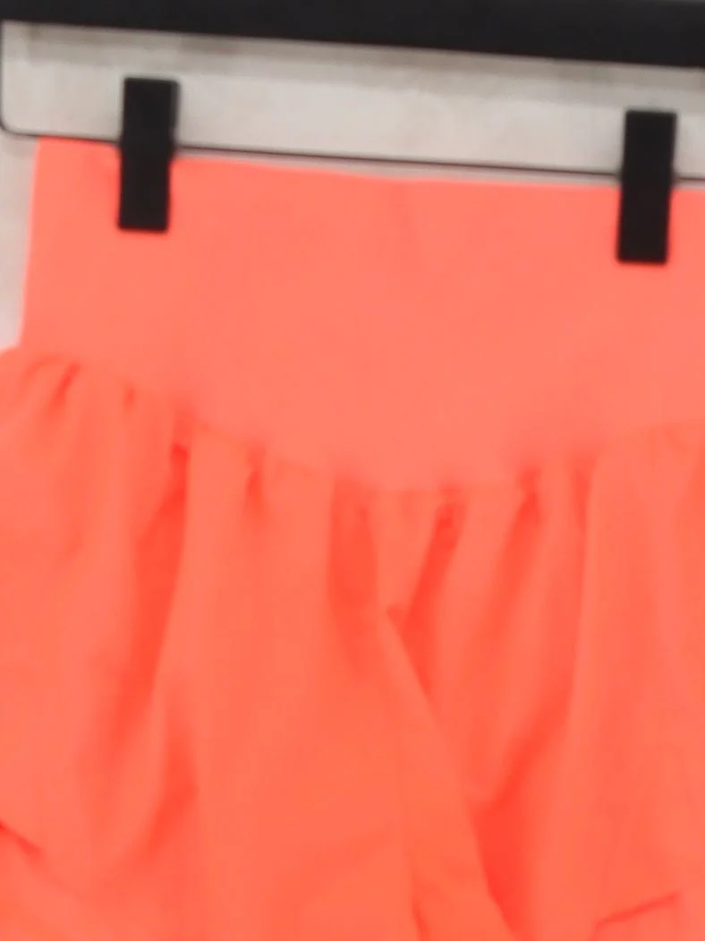 Free People Women's Sports Bottoms XS Orange Polyester - Image 3
