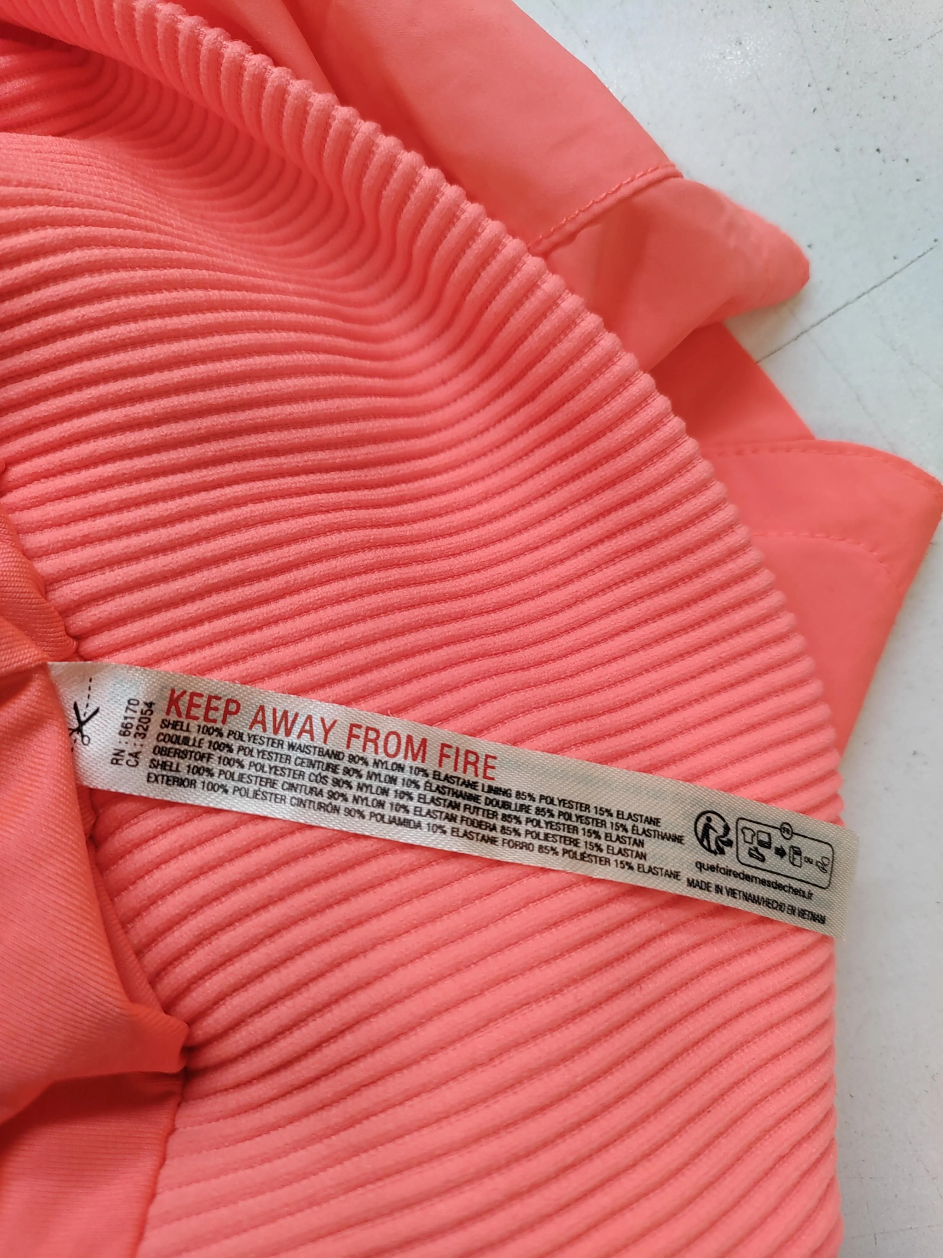 Free People Women's Sports Bottoms XS Orange Polyester - Image 7
