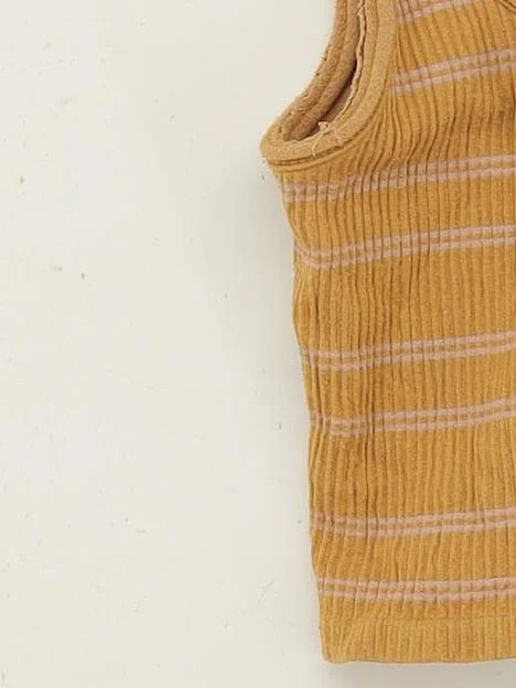 Free People Women's T-Shirt XS Tan Lyocell Modal with Elastane Basic - Image 4