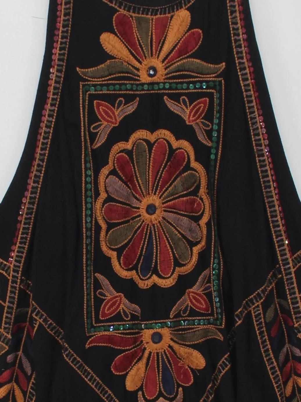 Free People Women's Top L Black Viscose with Spandex Sleeveless Round Neck Basic - Image 3