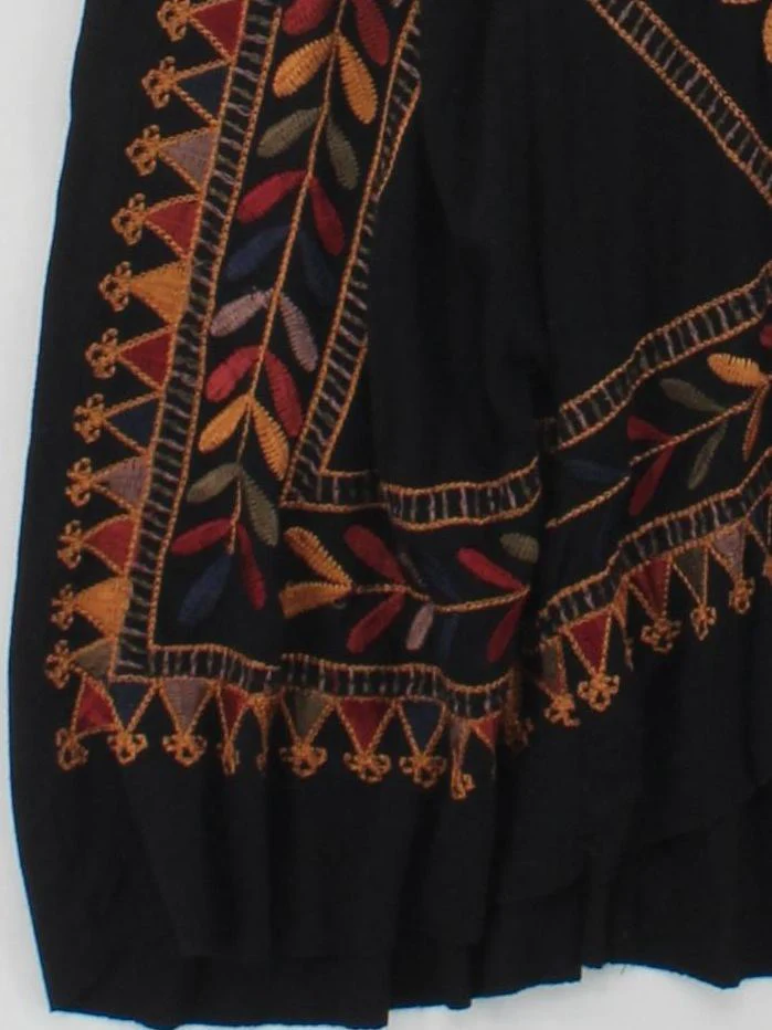 Free People Women's Top L Black Viscose with Spandex Sleeveless Round Neck Basic - Image 4