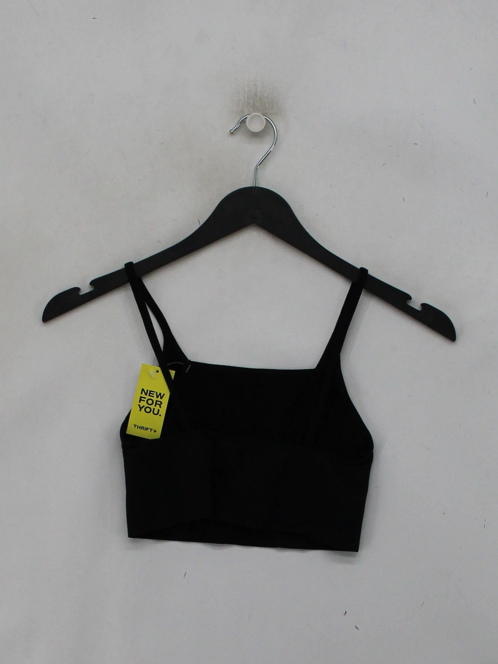 Free People Women's Top XS Black Nylon with Spandex Cropped - Image 2