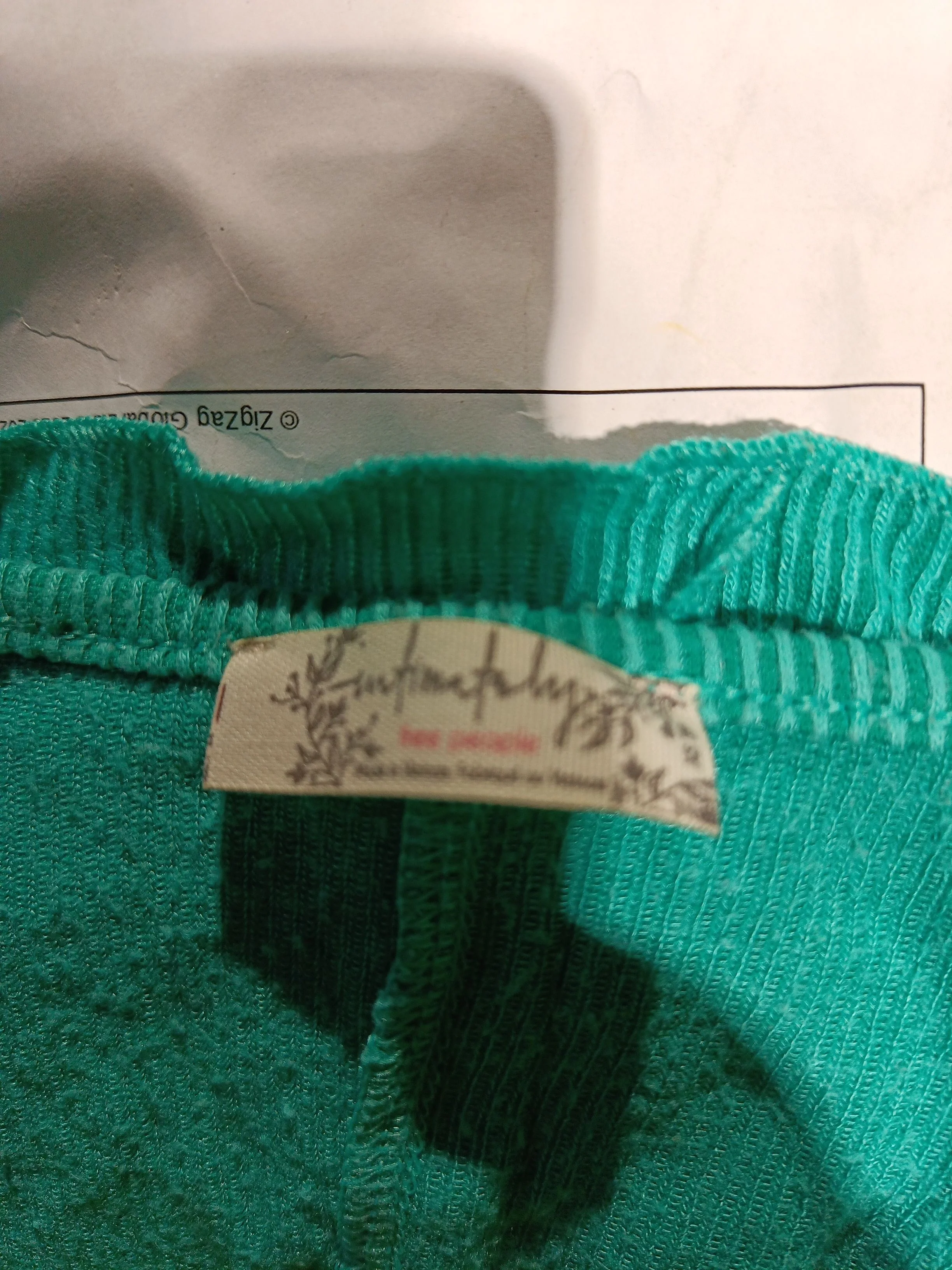 Free People Women's Top XS Green 100% Other Long Sleeve V-Neck Basic - Image 5