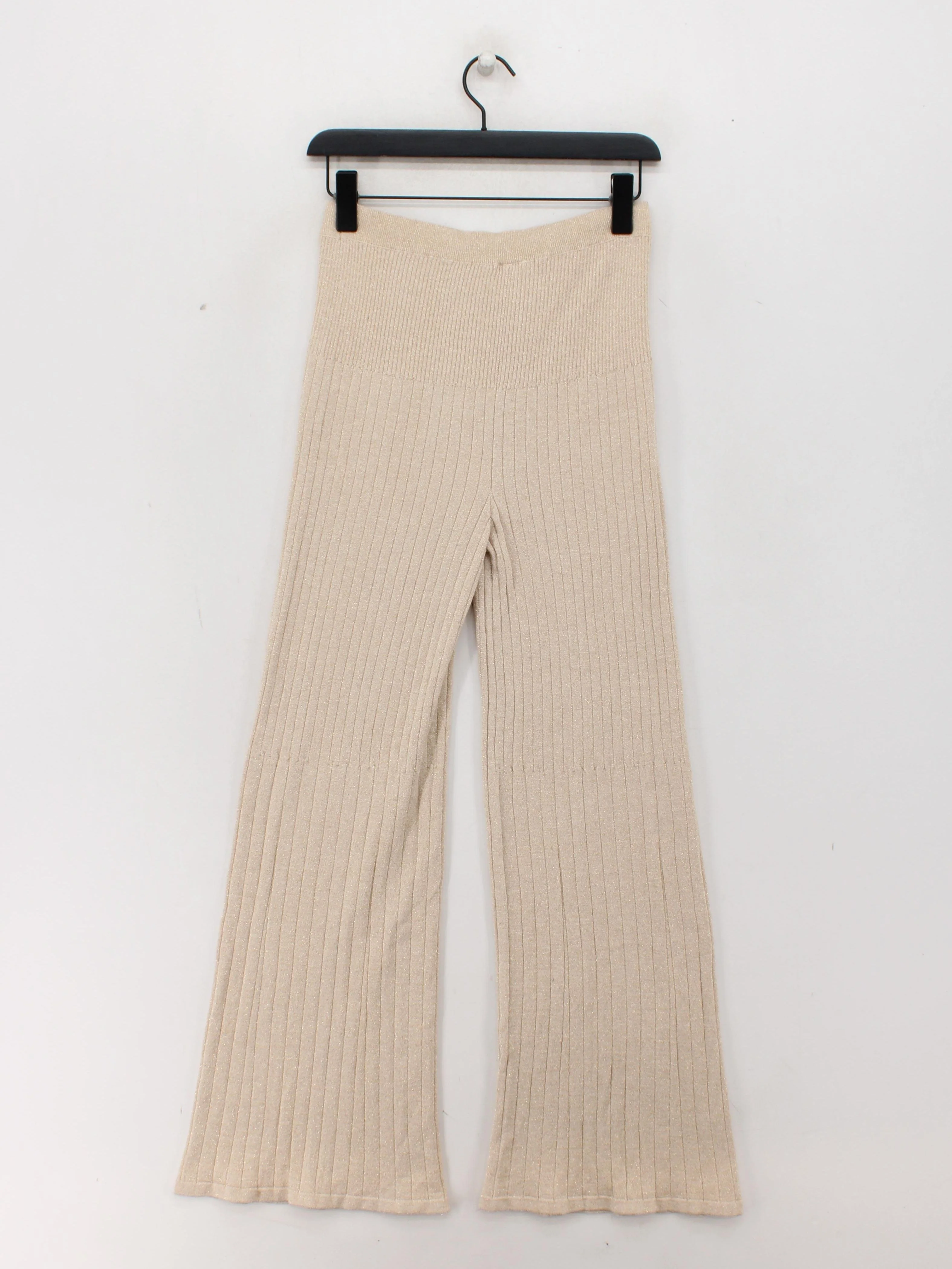 Free People Women's Trousers M Cream Cotton - Image 2
