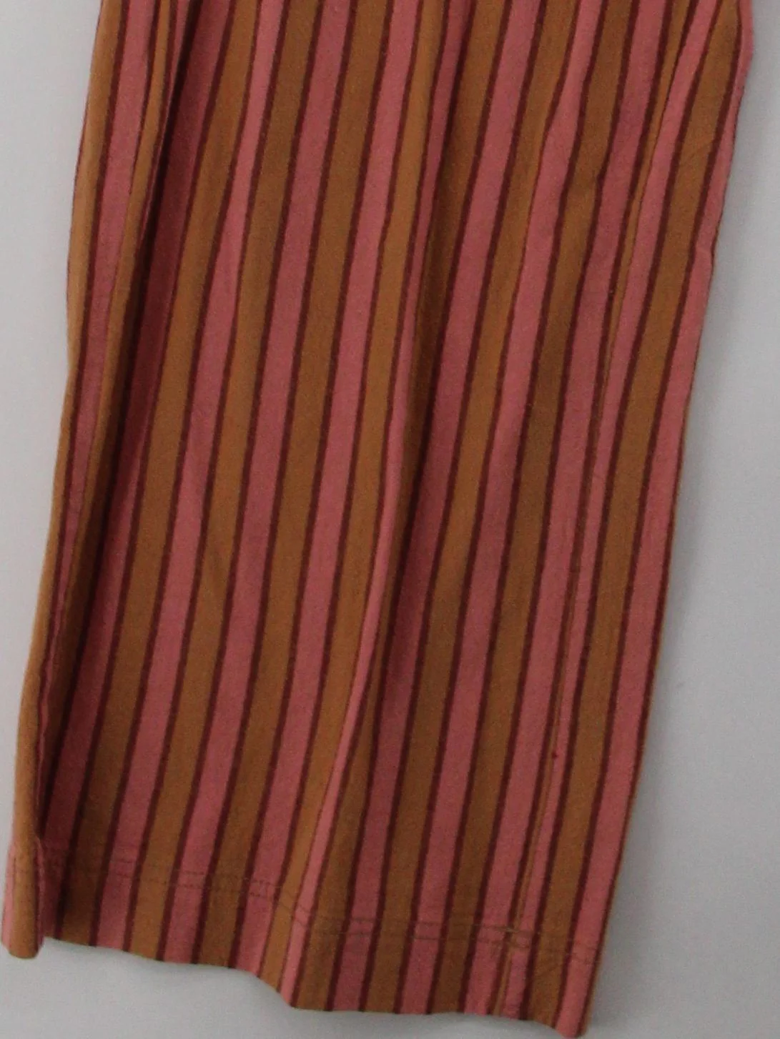 Free People Women's Trousers M Multi Striped 100% Cotton Wide-Leg Sweatpants - Image 4