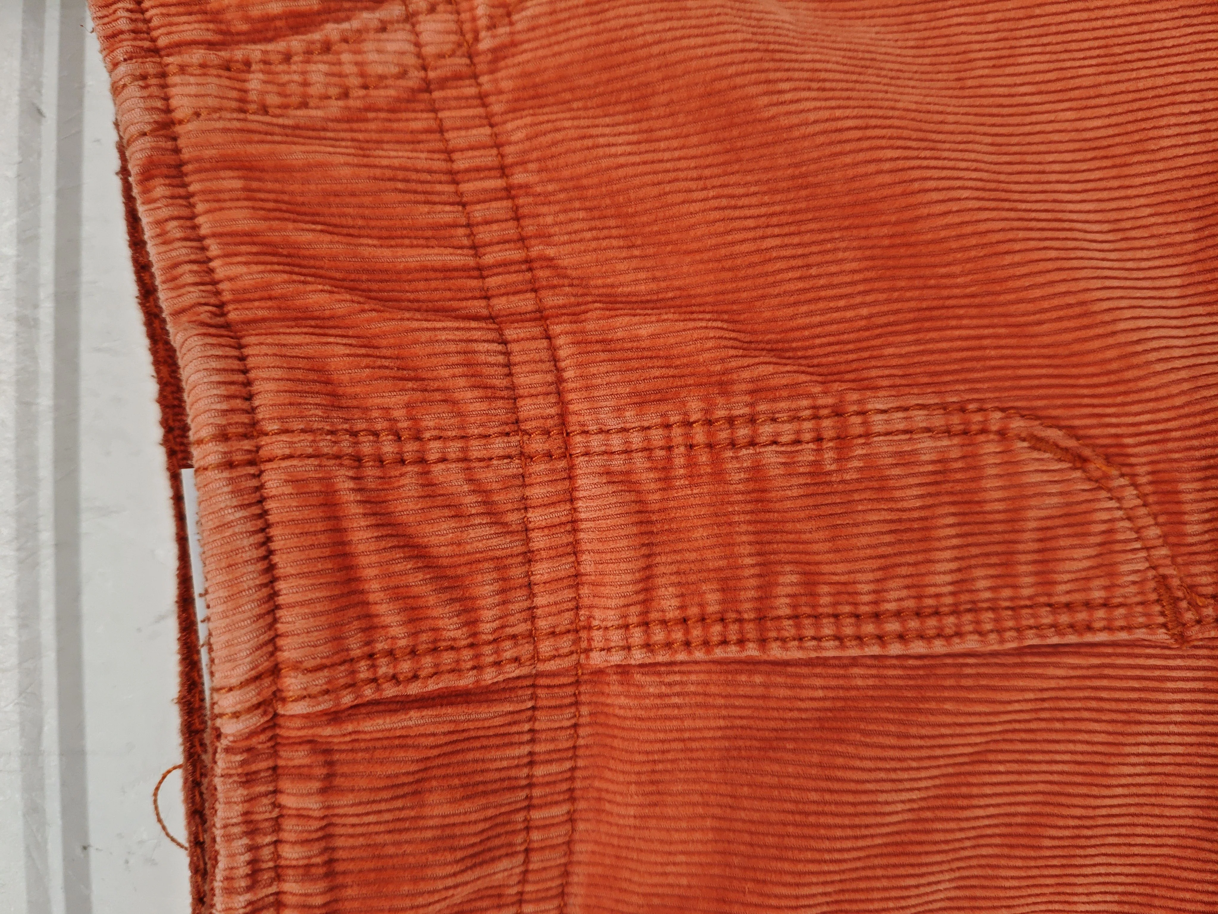 Free People Women's Trousers W 25 in Orange 100% Cotton Flared Chino - Image 5