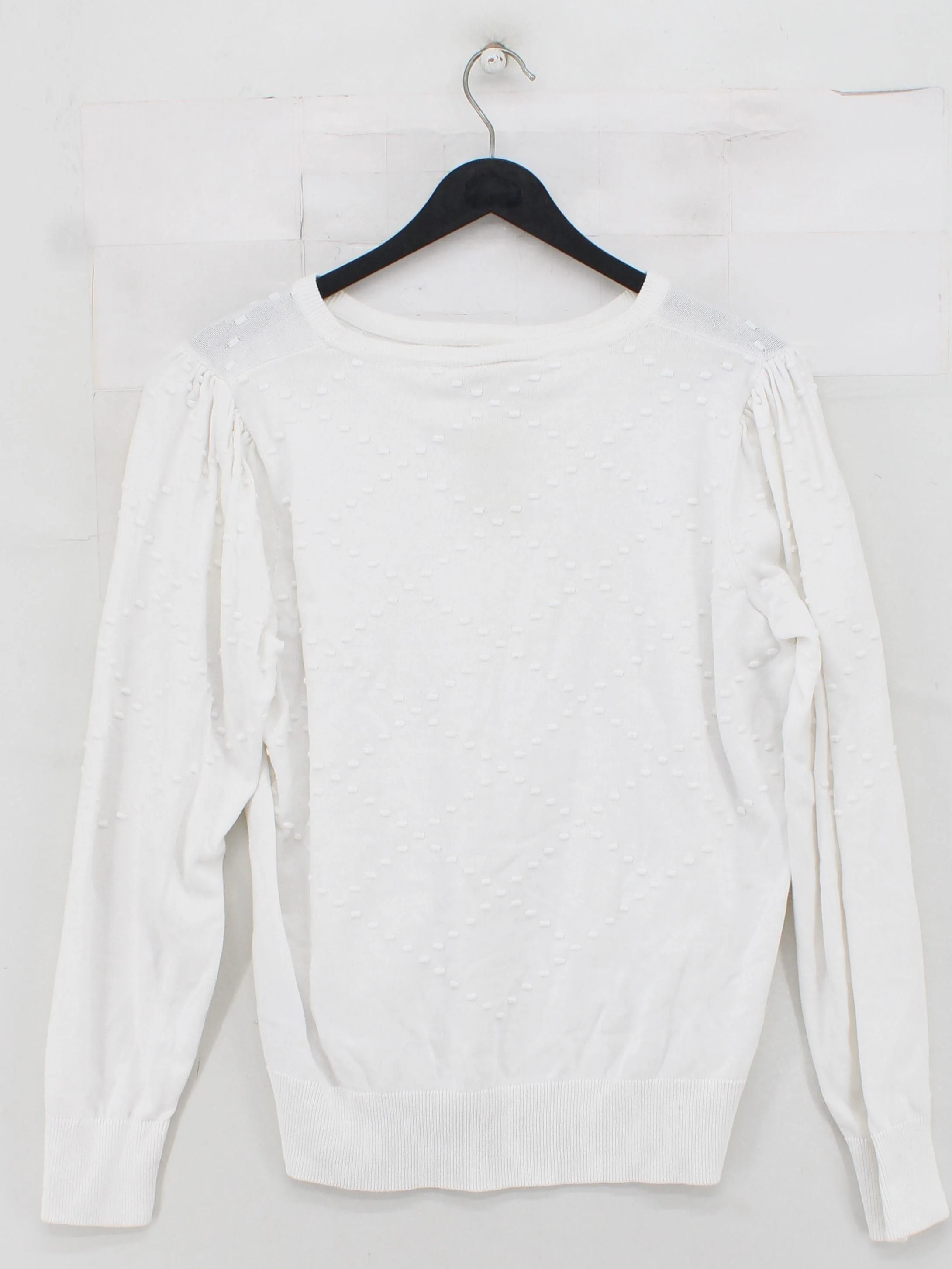 Free/ Quent Women's Jumper XL White 100% Other Round Neck Pullover - Image 2