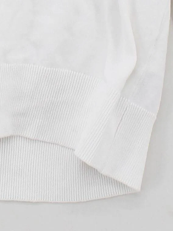 Free/ Quent Women's Jumper XL White 100% Other Round Neck Pullover - Image 4