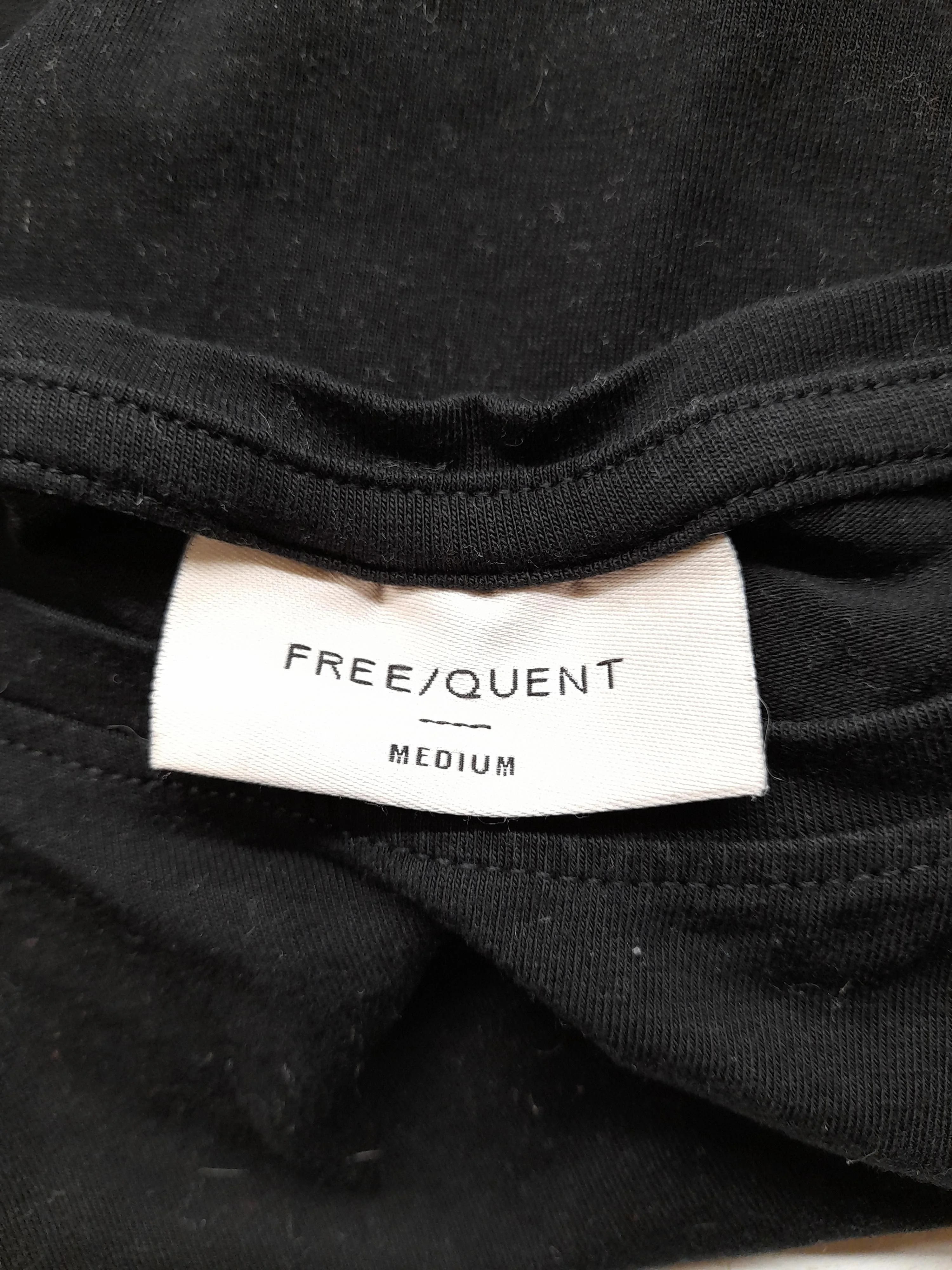 Free/ Quent Women's T-Shirt M Black 100% Other Basic - Image 5