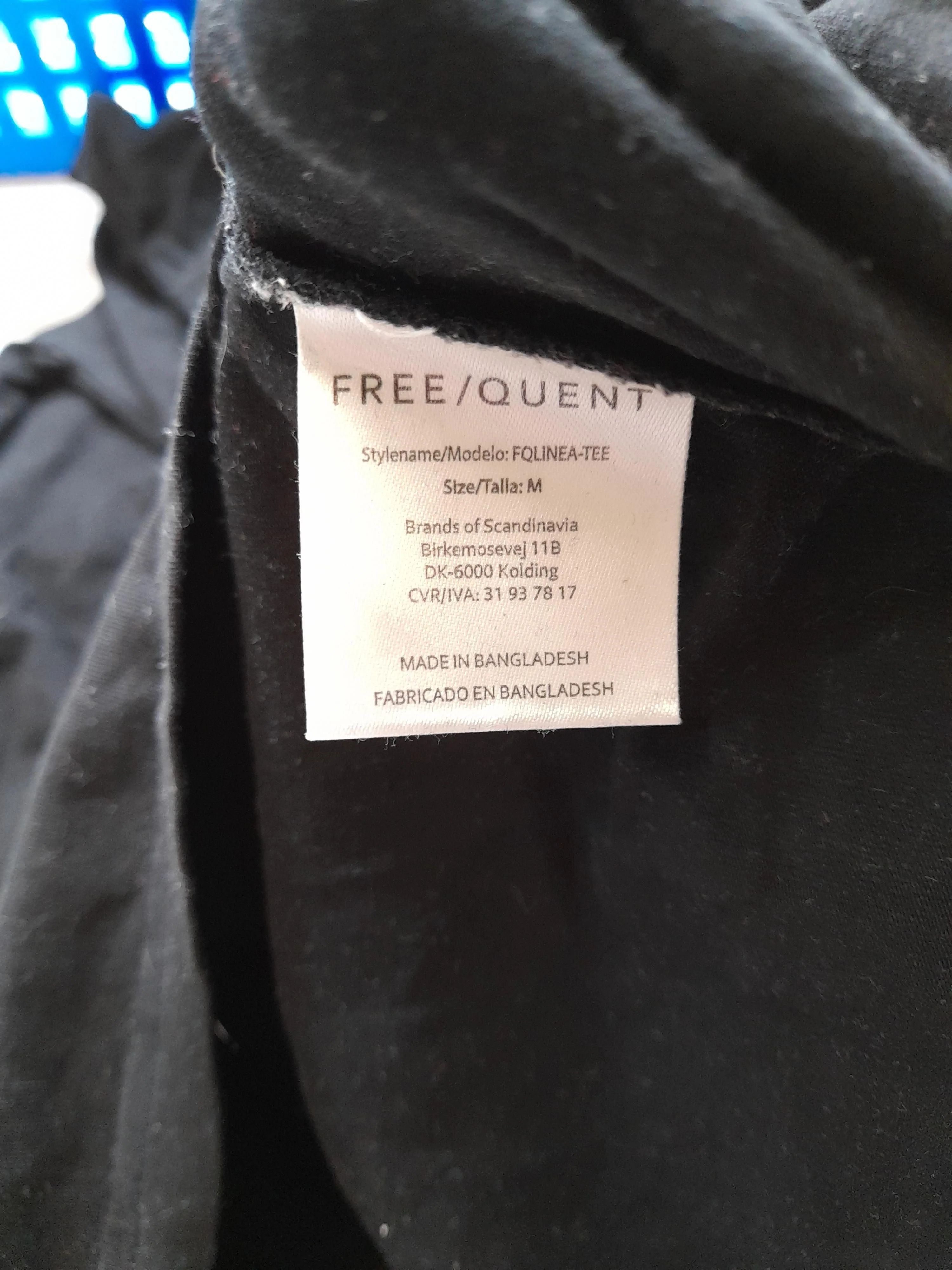 Free/ Quent Women's T-Shirt M Black 100% Other Basic - Image 6