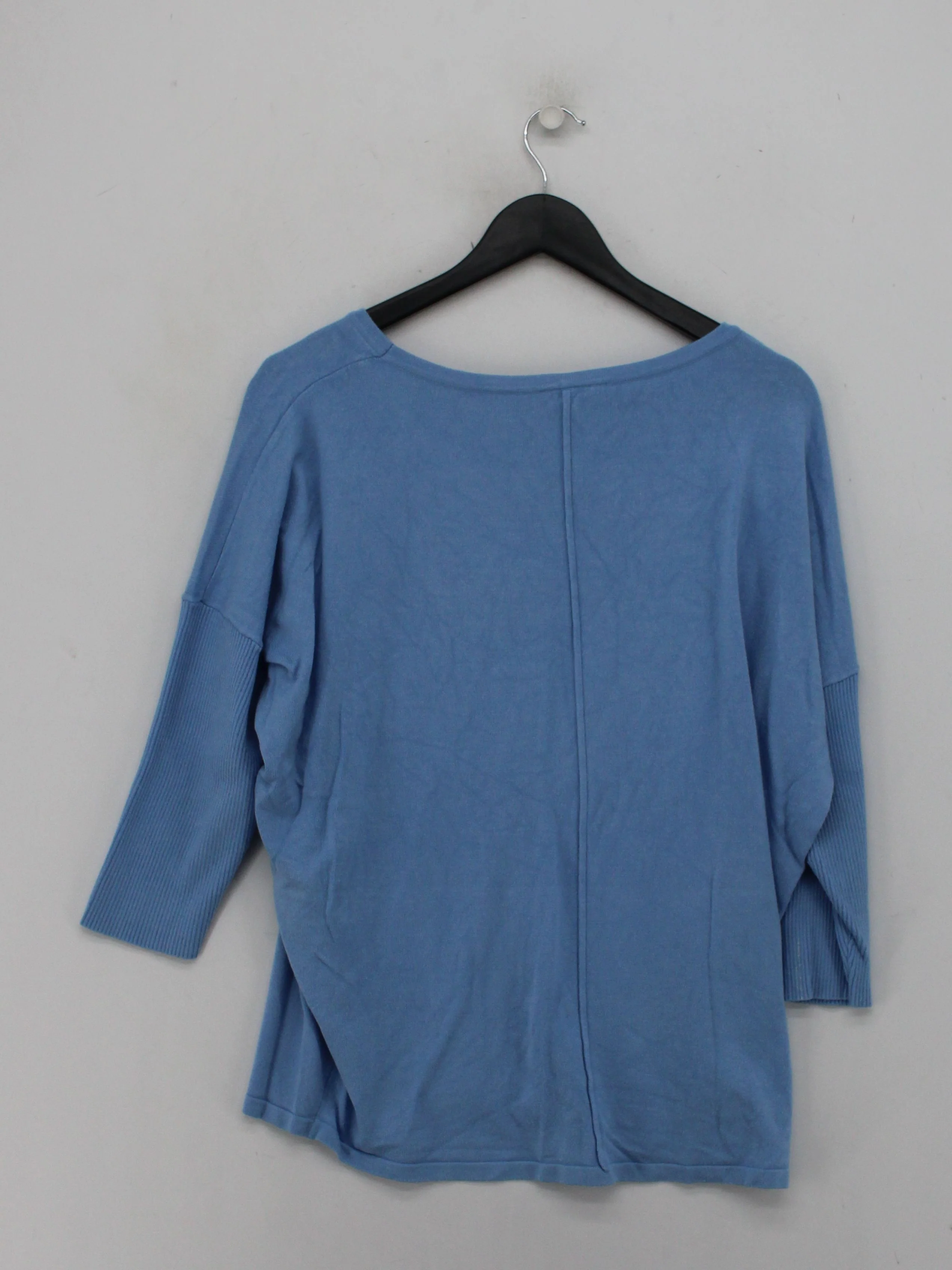 Free/ Quent Women's Top L Blue Viscose with Polyamide Jersey - Image 2