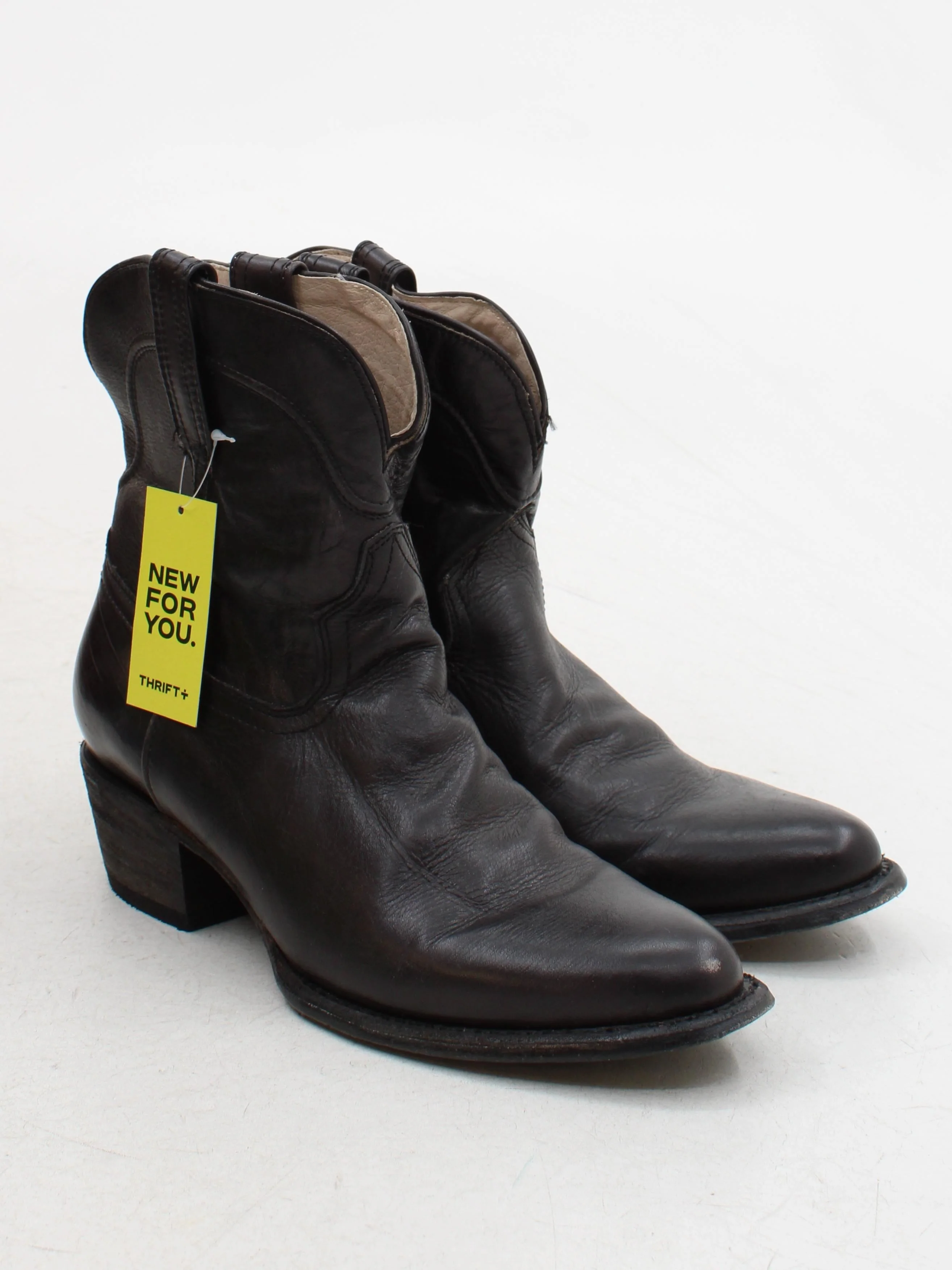 Freebird Men's Boots UK 9 Black 100% Leather Cowboy - Image 4