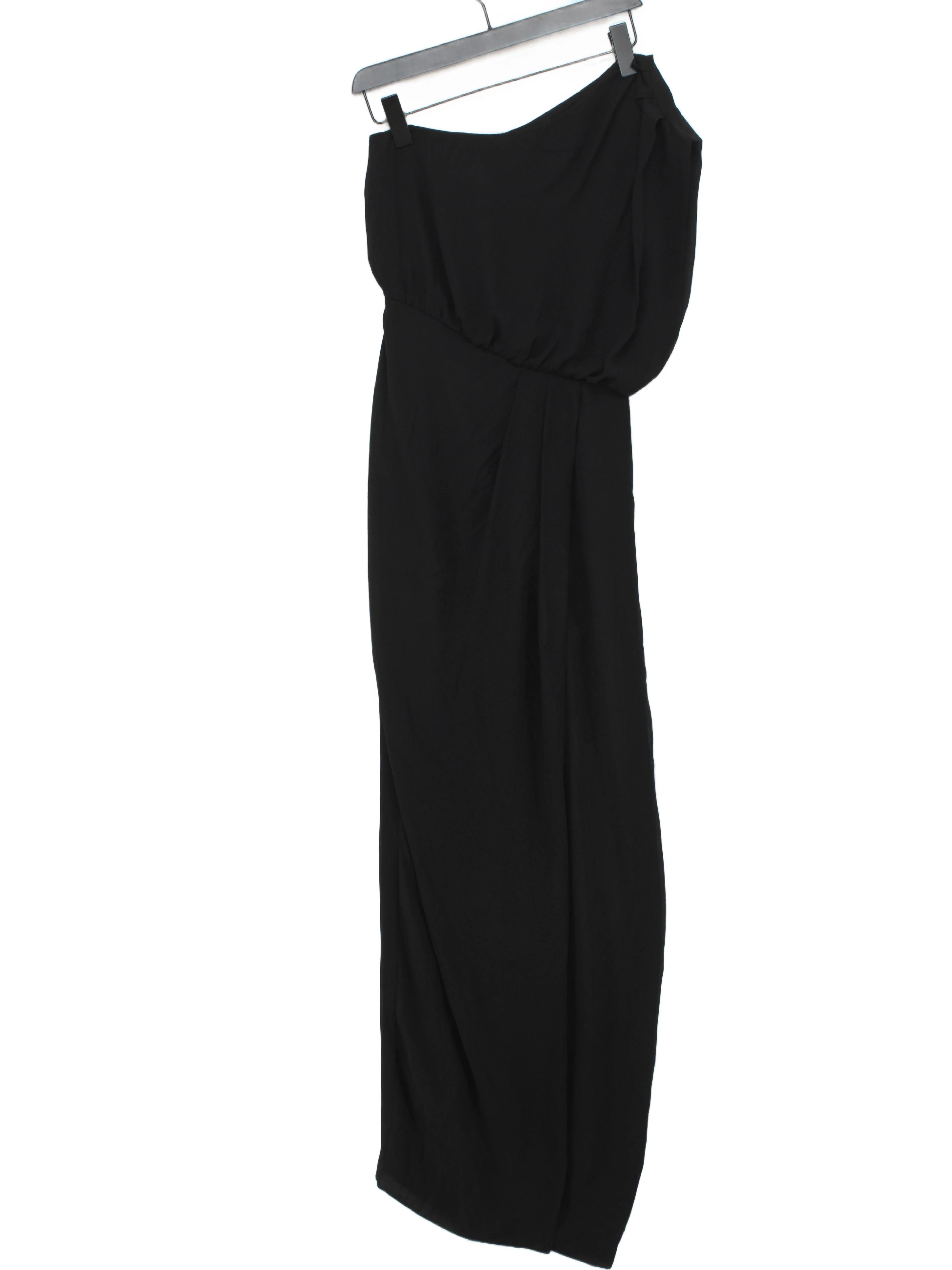 French Connection A-Line Maxi Dress UK6 in Black