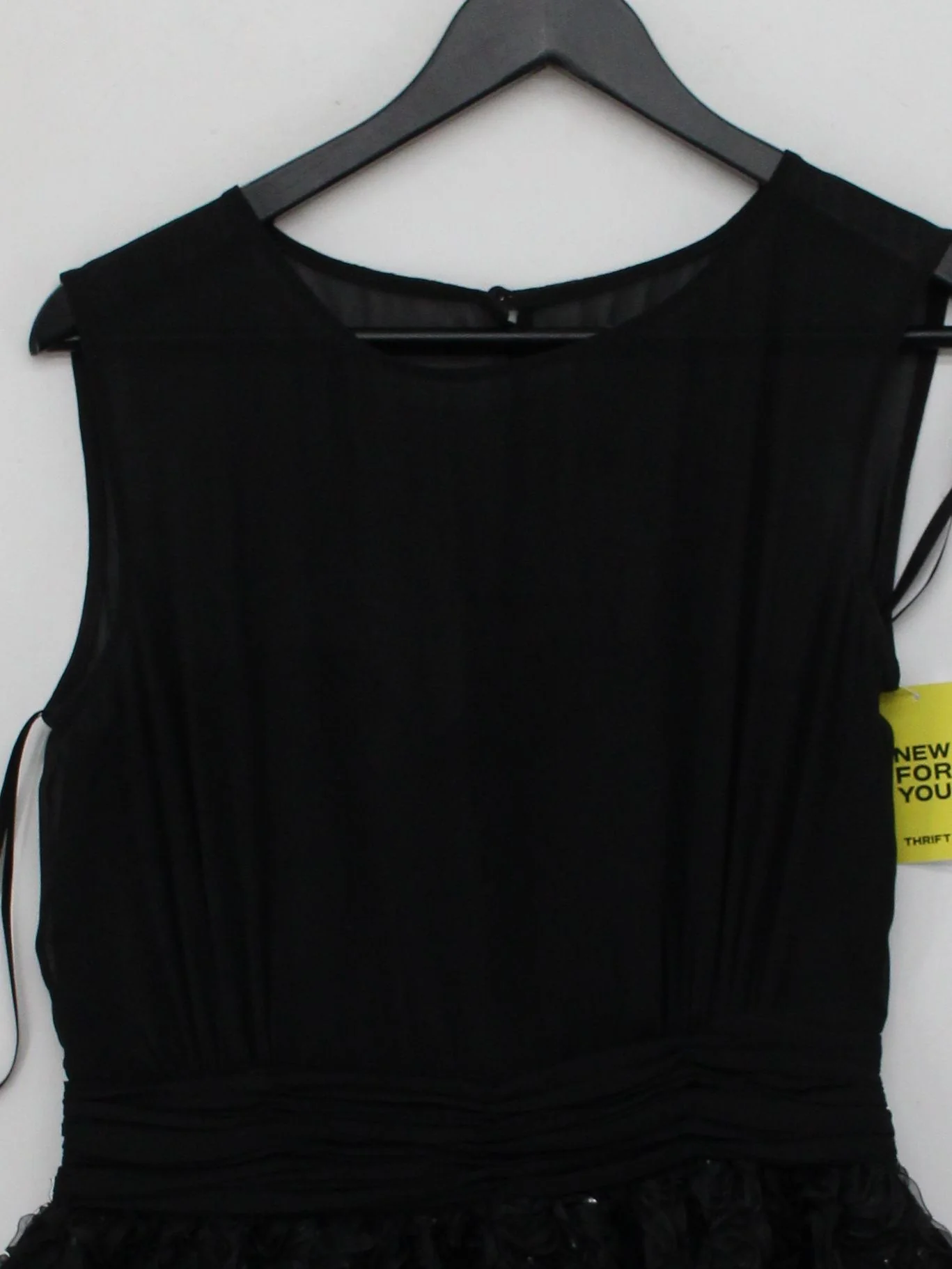 French Connection A-Line Mini Dress in Black - Image 3