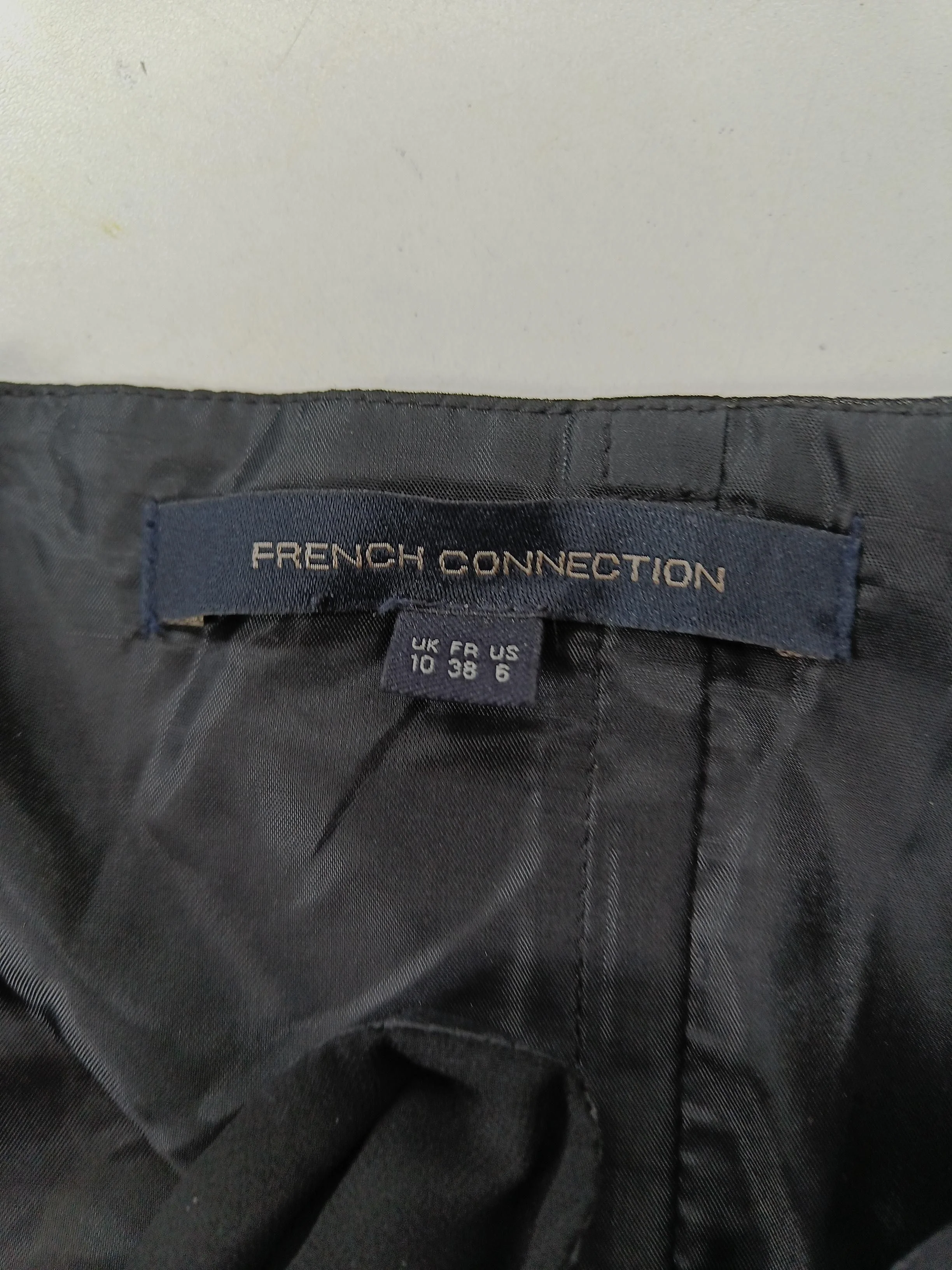 French Connection A-Line Mini Dress in Black - Image 5