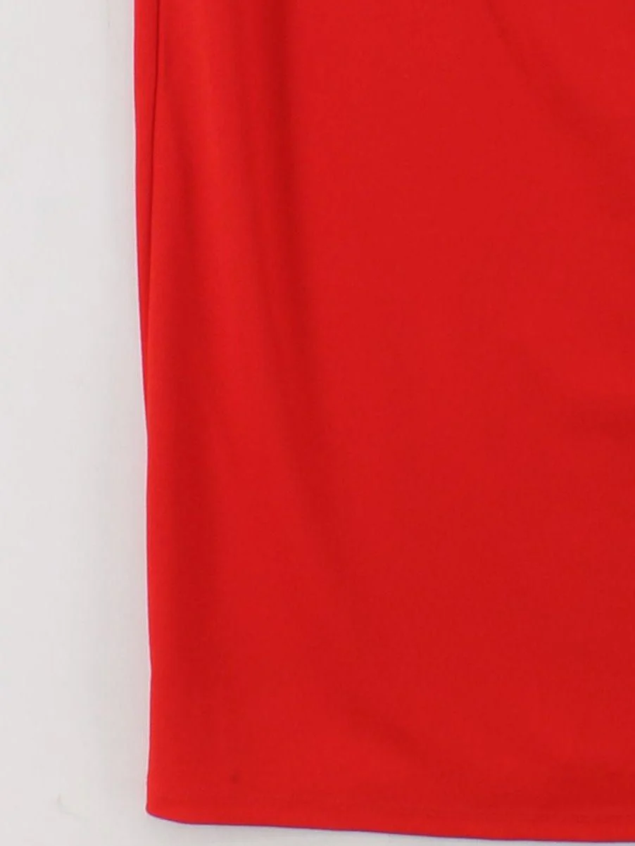 French Connection Bodycon Maxi Dress L in Red - Image 4