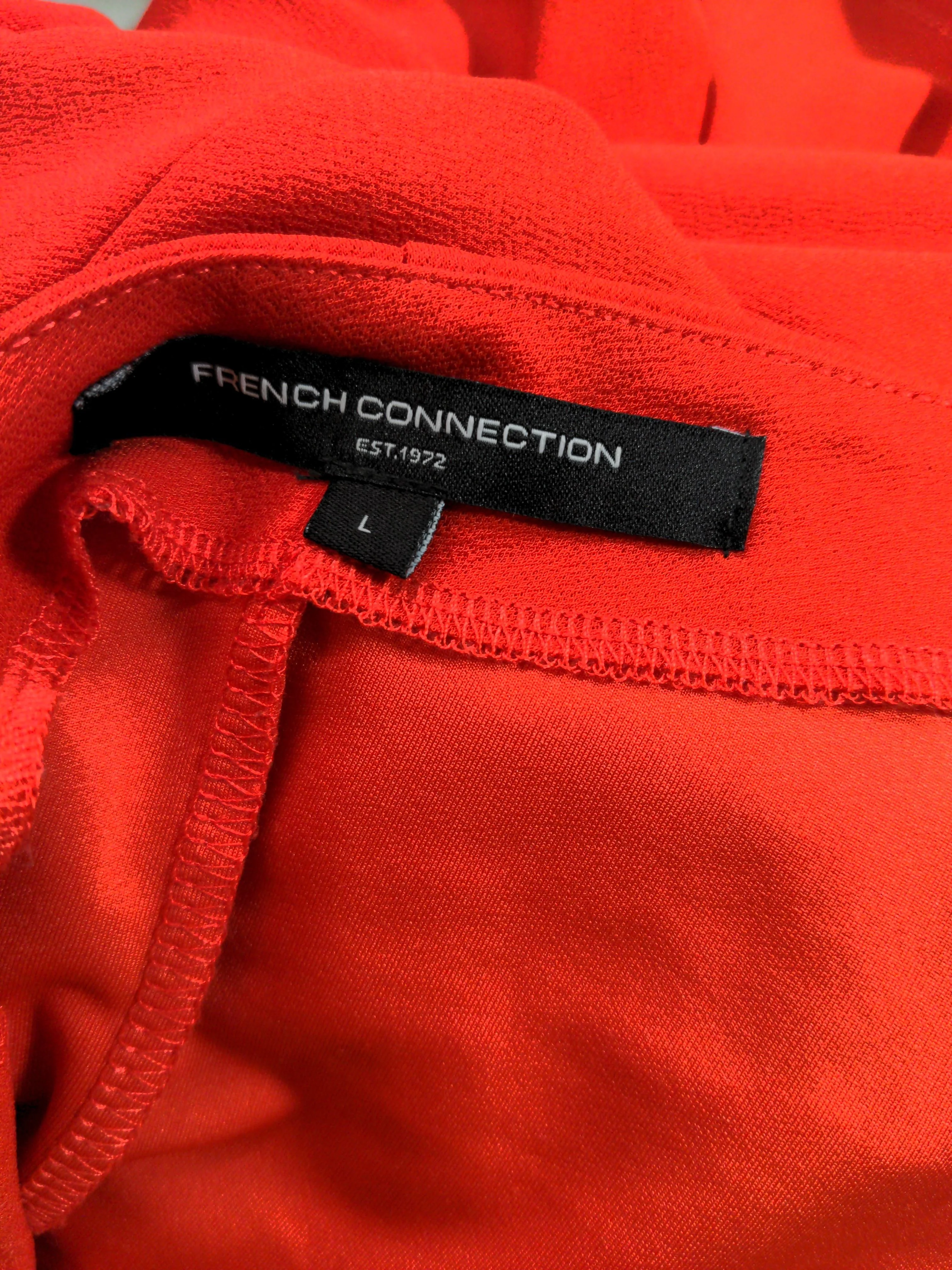 French Connection Bodycon Maxi Dress L in Red - Image 5