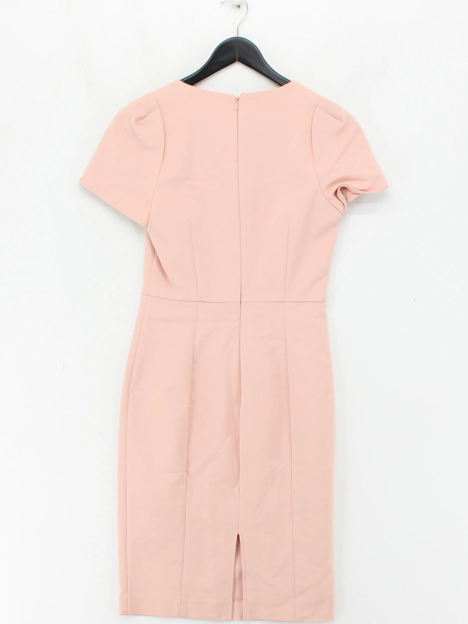 French Connection Bodycon Midi Dress UK8 in Pink - Image 2