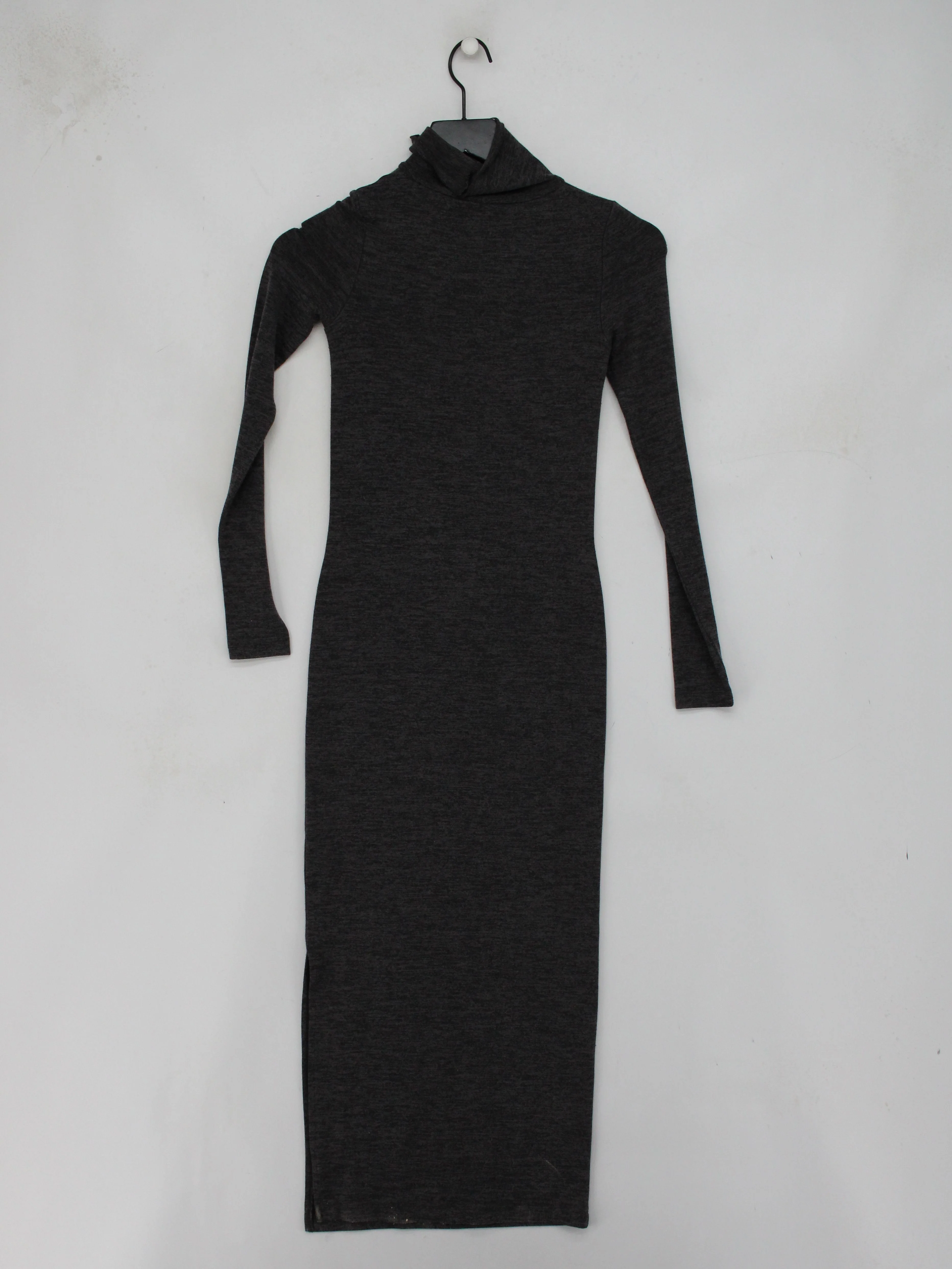 French Connection Bodycon Midi Dress XS in Grey - Image 2