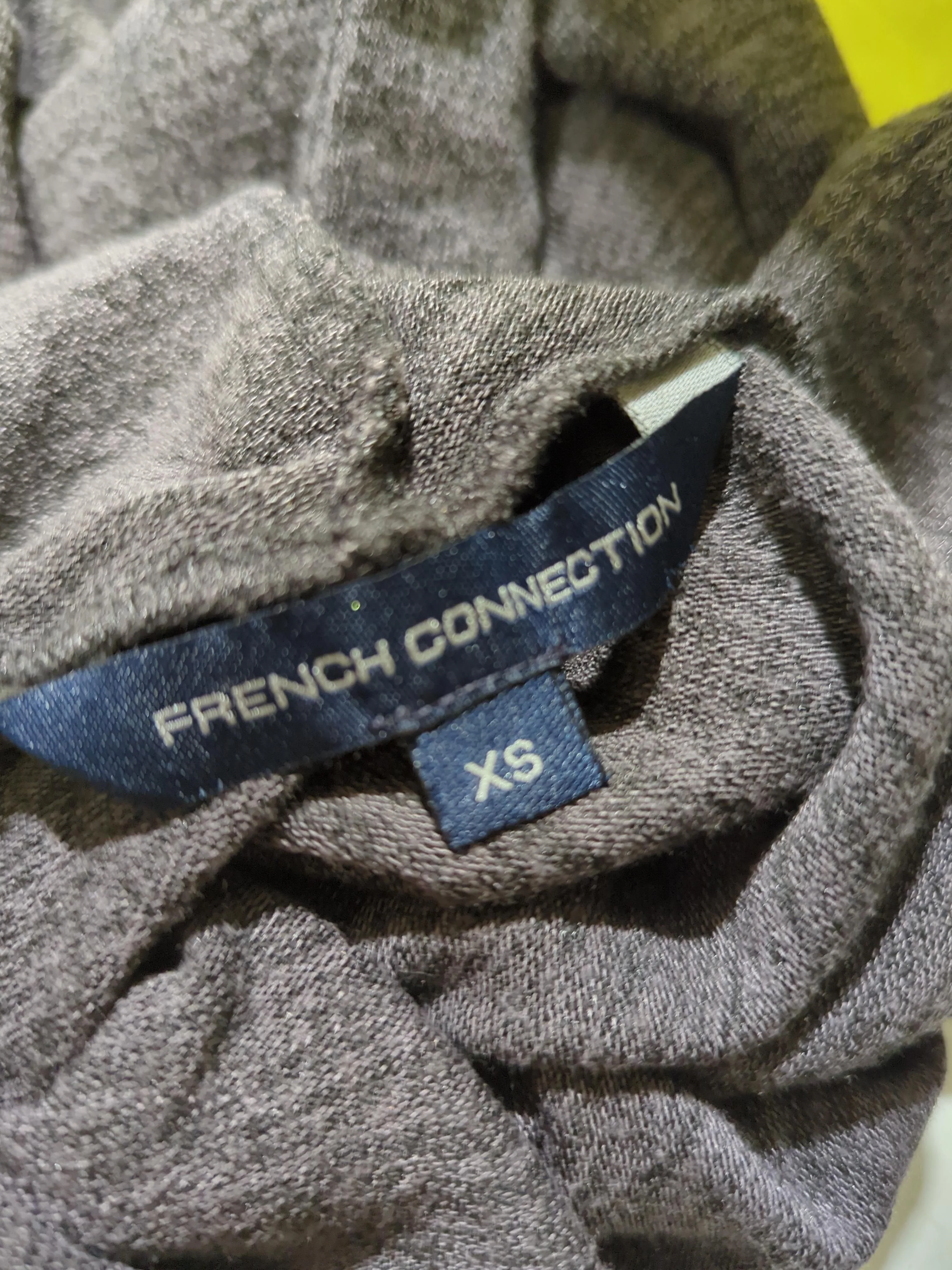 French Connection Bodycon Midi Dress XS in Grey - Image 5