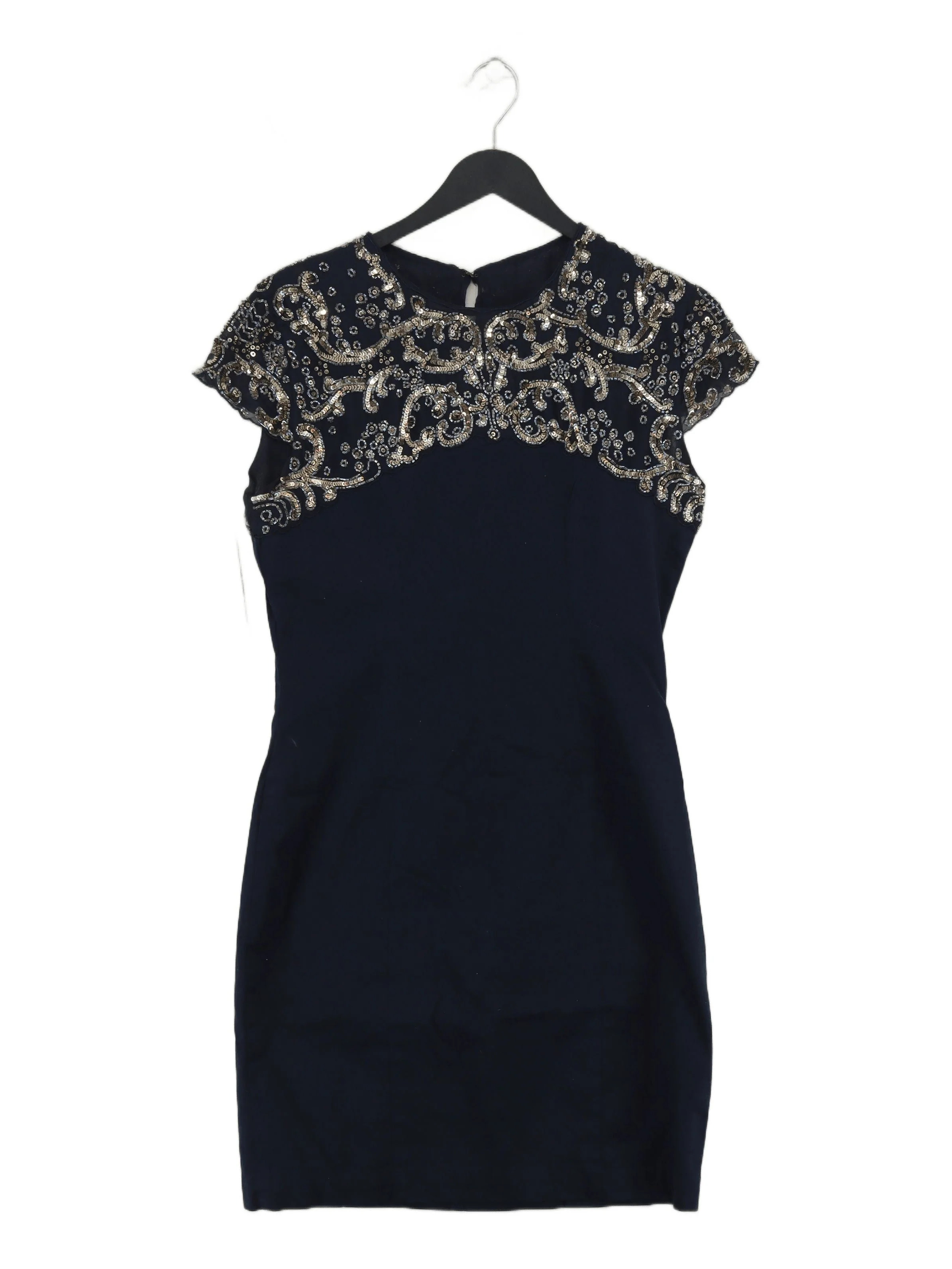 French Connection Bodycon Mini Dress UK10 in Blue