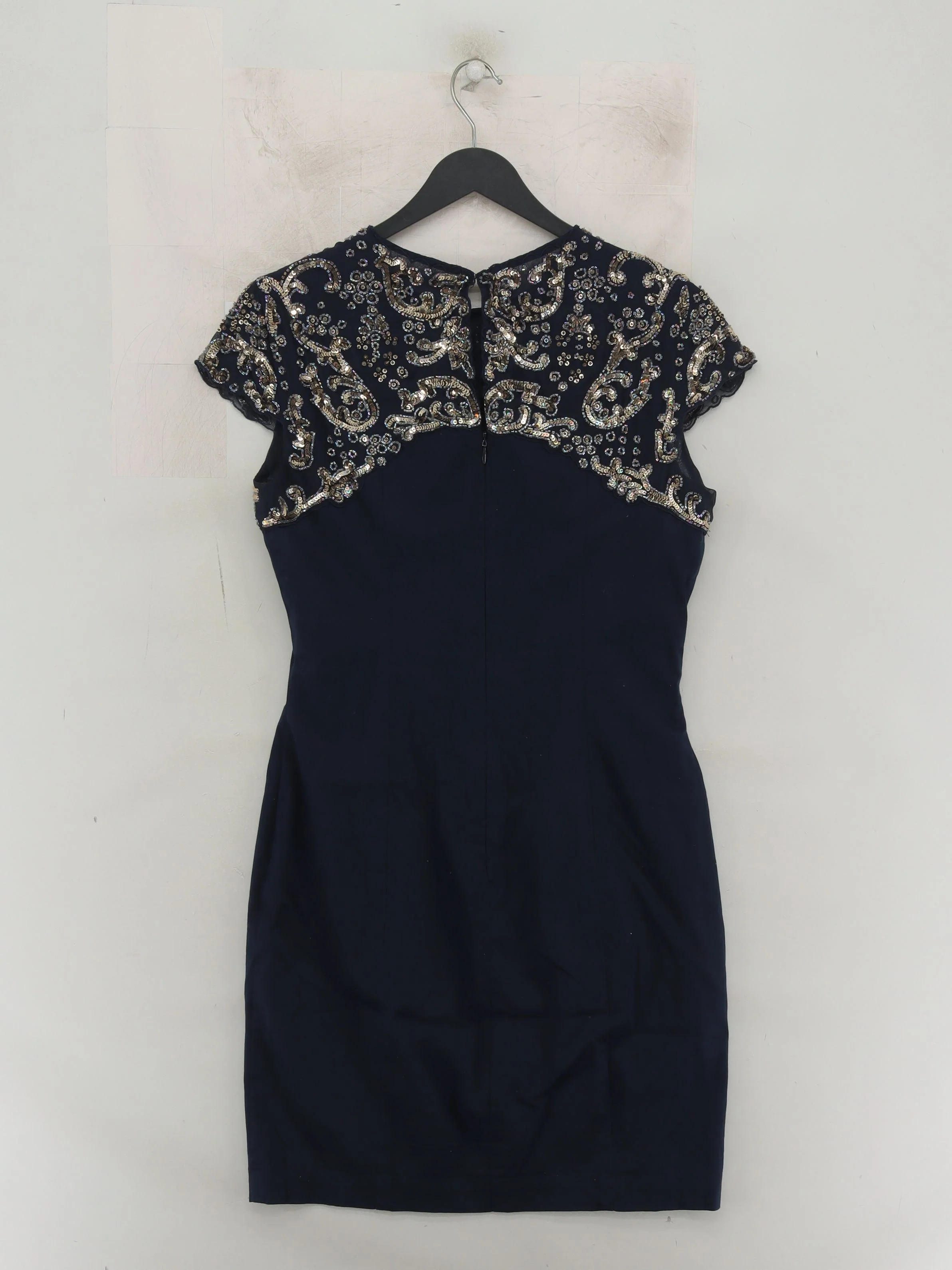 French Connection Bodycon Mini Dress UK10 in Blue - Image 2