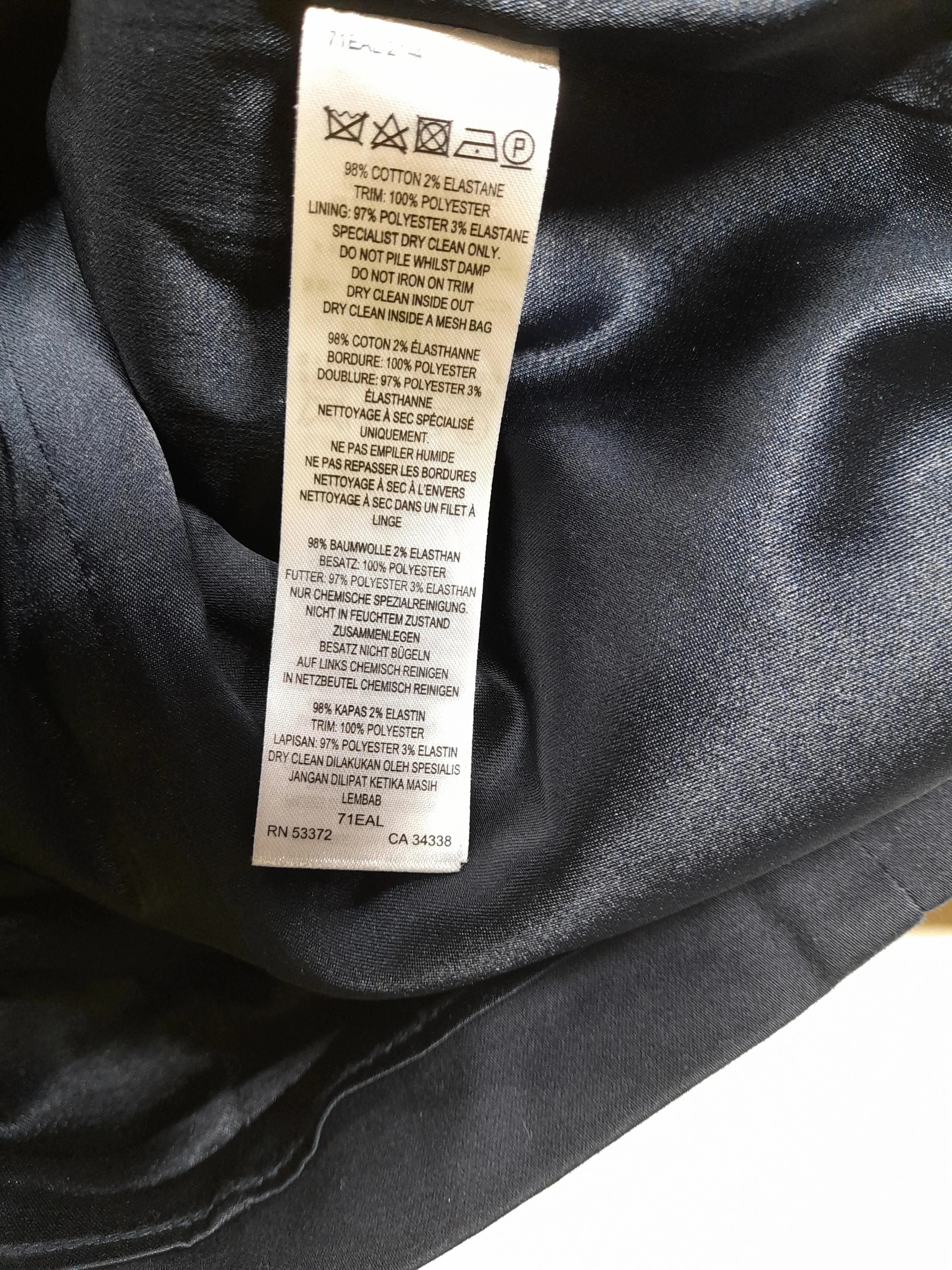 French Connection Bodycon Mini Dress UK10 in Blue - Image 6