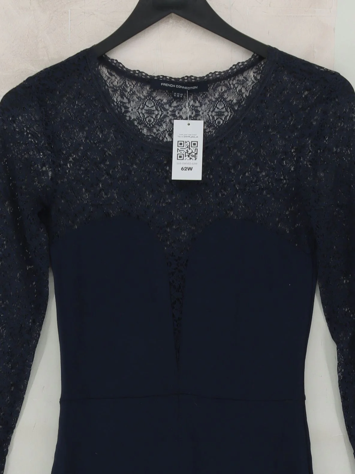 French Connection Bodycon Mini Dress UK10 in Blue - Image 3