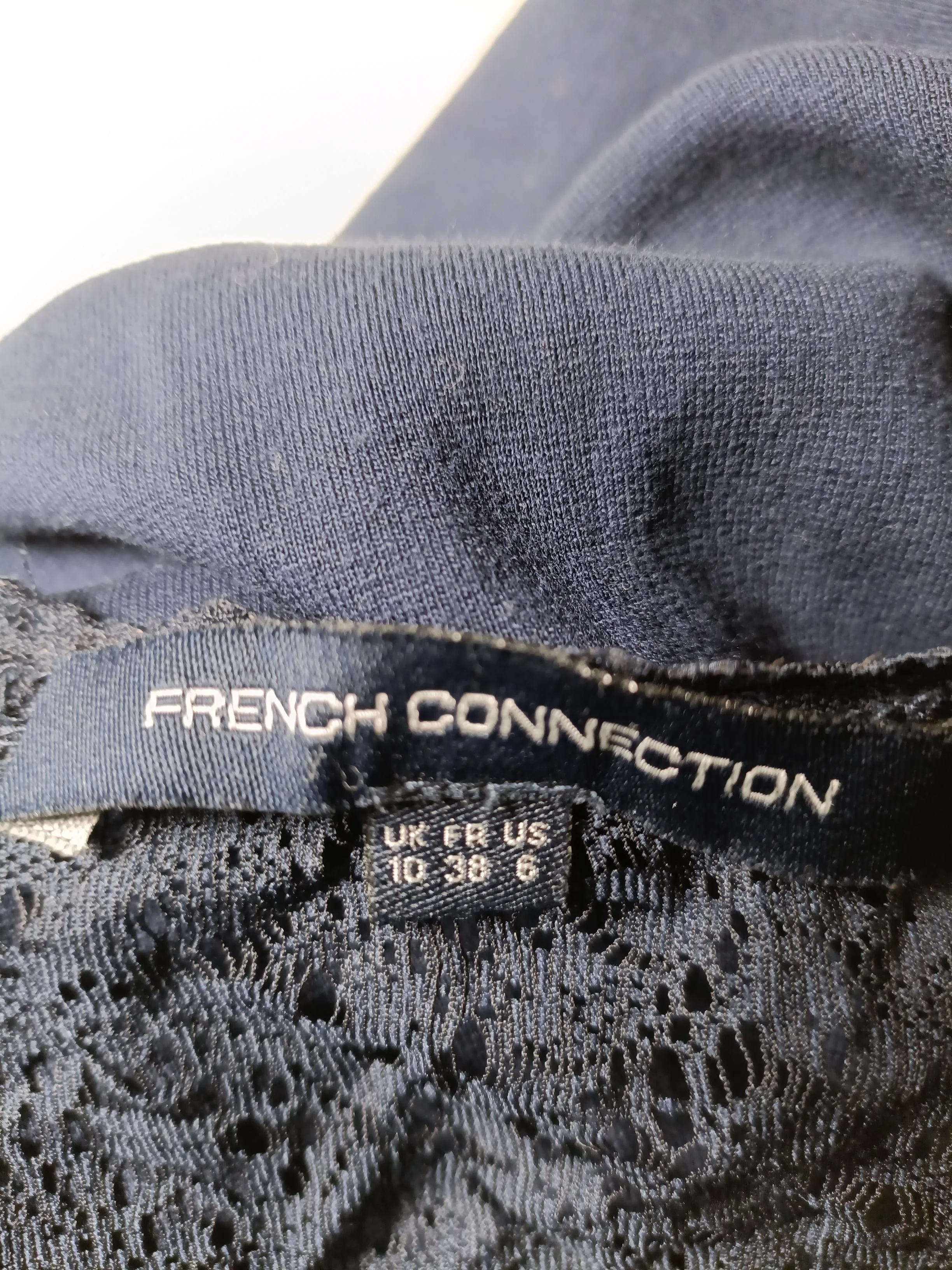 French Connection Bodycon Mini Dress UK10 in Blue - Image 5