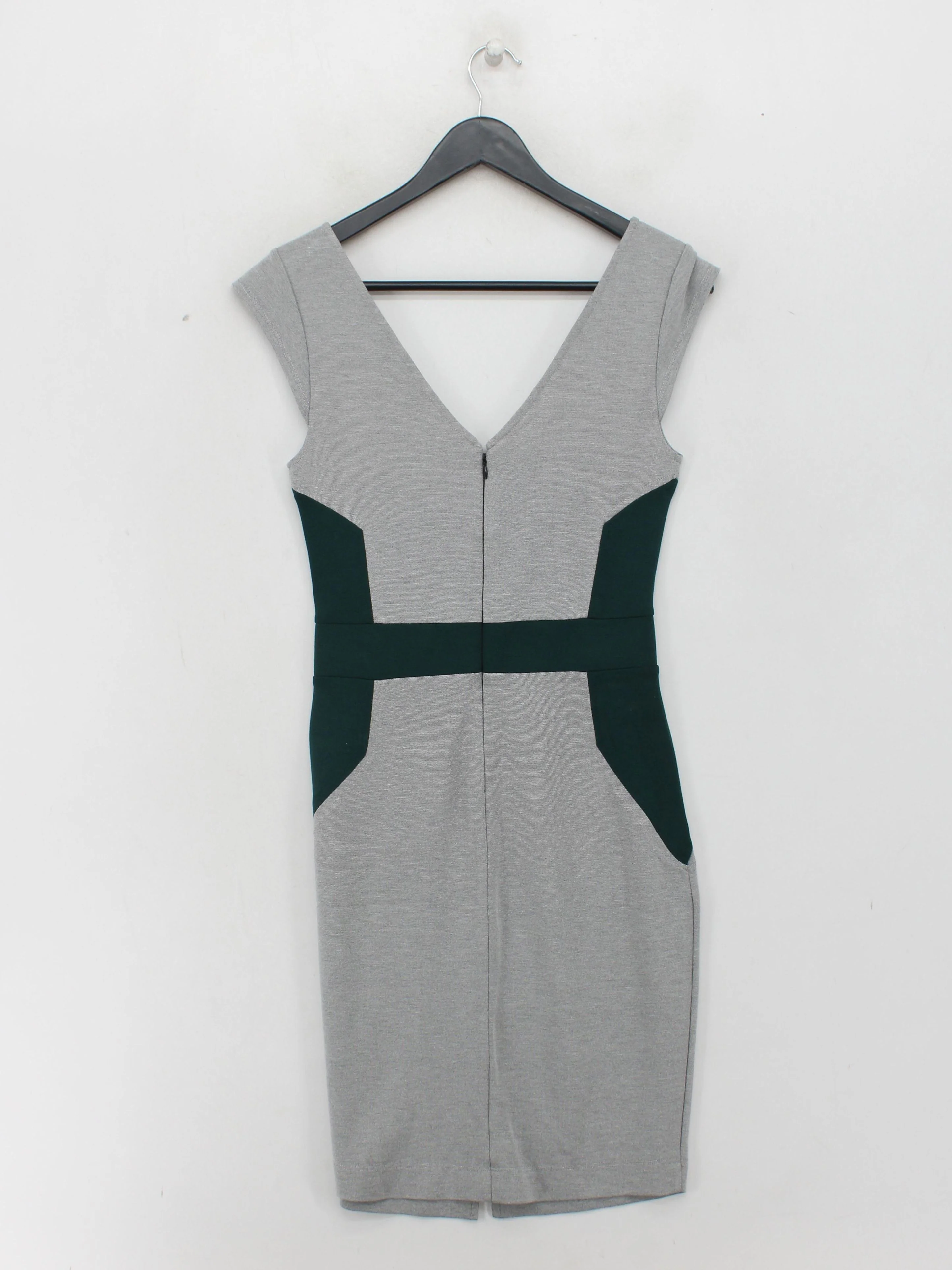 French Connection Bodycon Mini Dress UK10 in Grey - Image 2