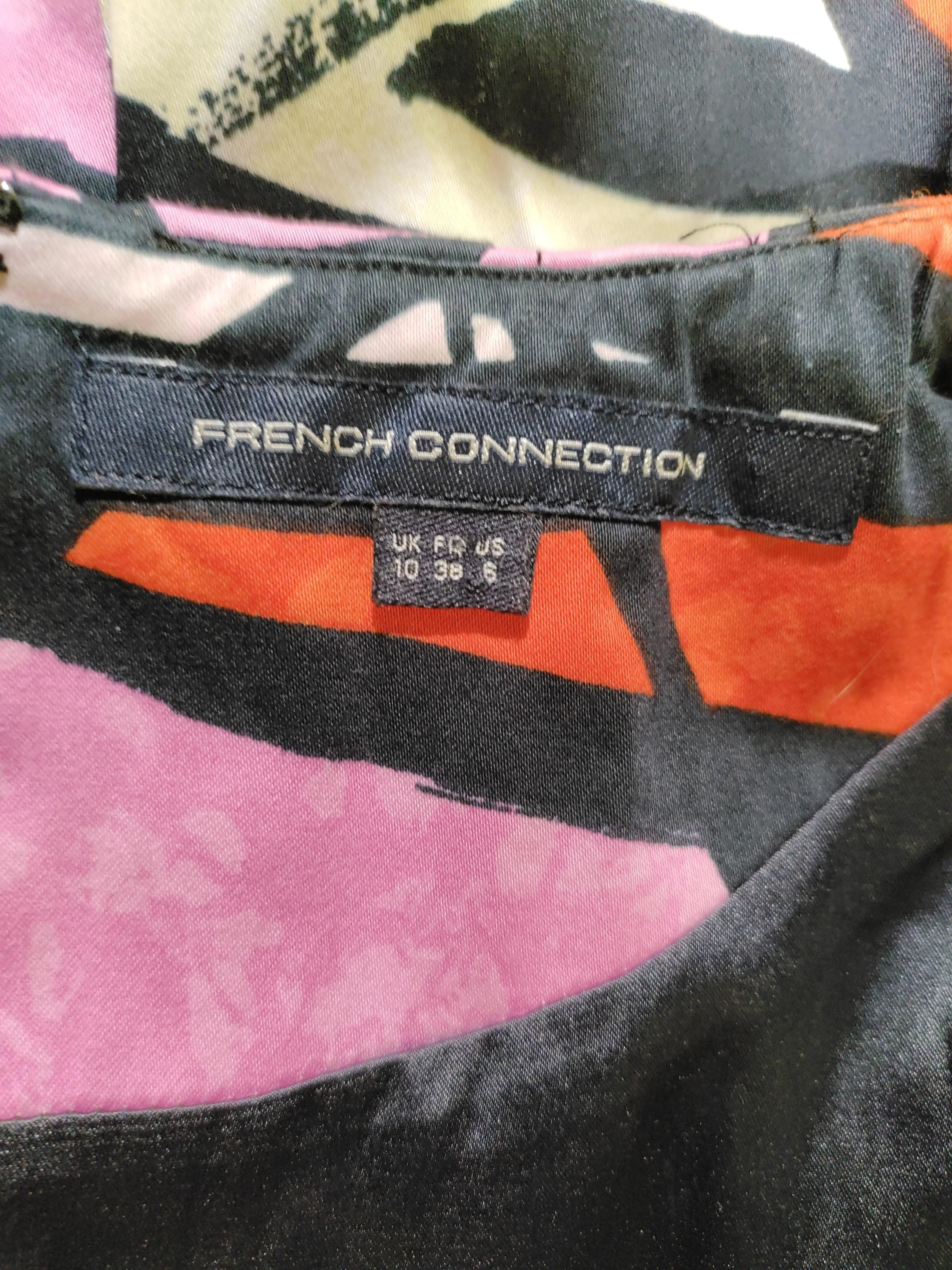 French Connection Bodycon Mini Dress UK10 in Multi - Image 5