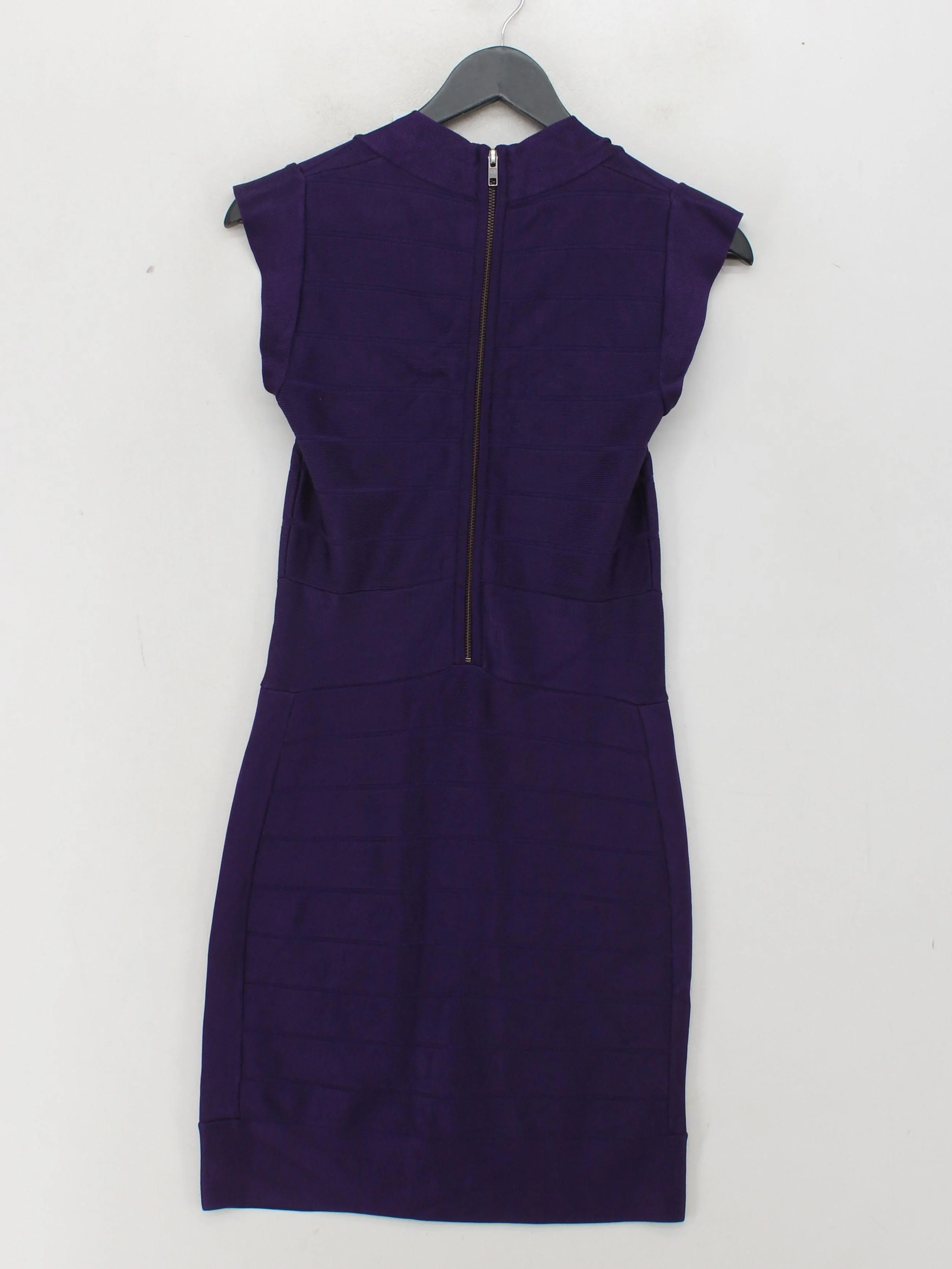 French Connection Bodycon Mini Dress UK10 in Purple - Image 2