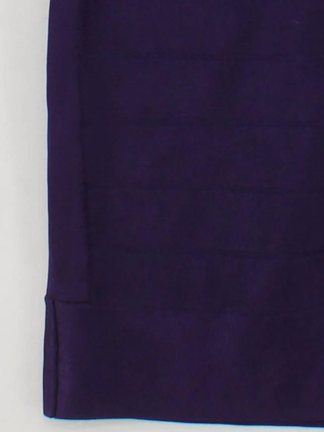 French Connection Bodycon Mini Dress UK10 in Purple - Image 4