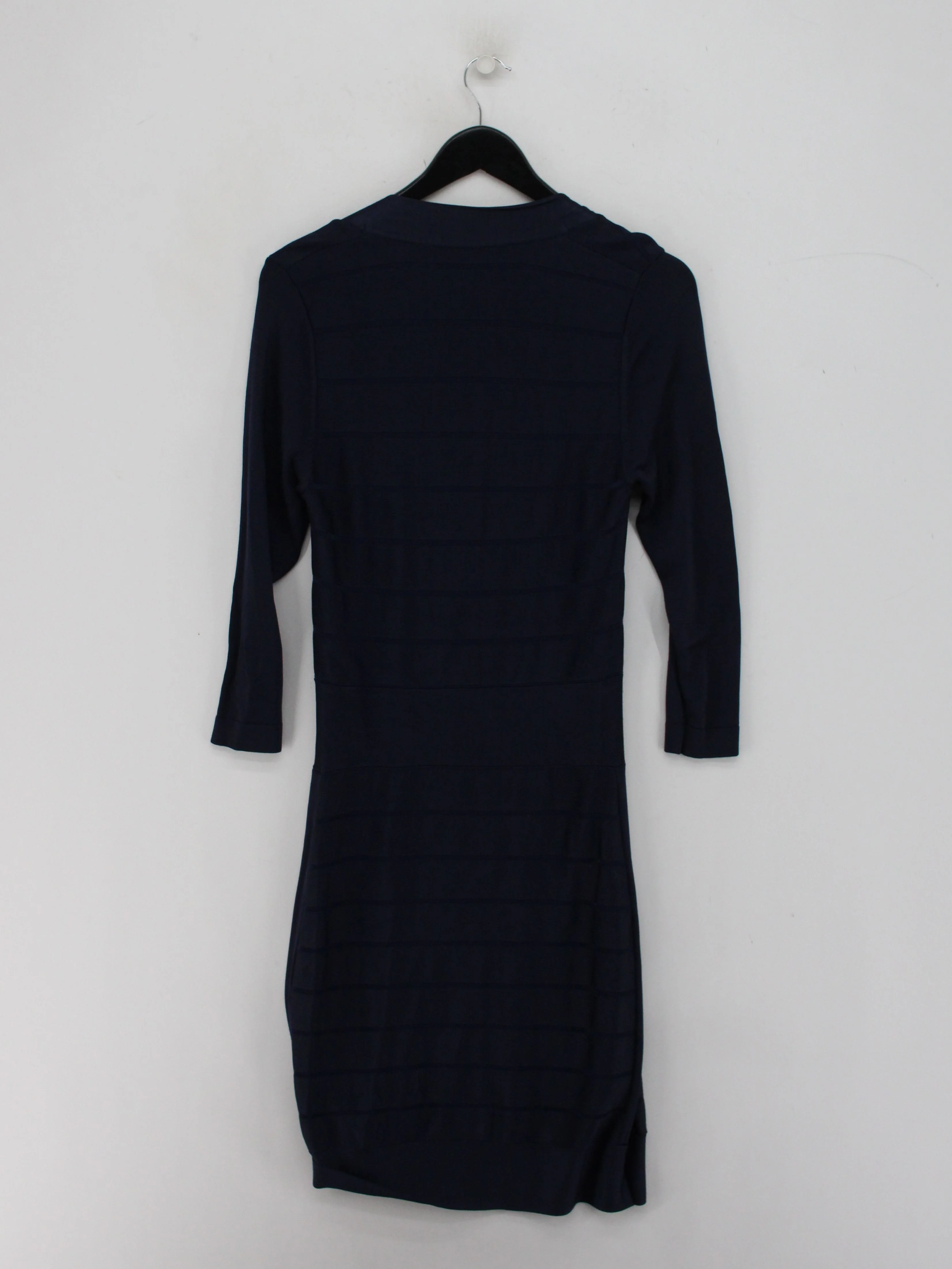 French Connection Bodycon Mini Dress UK12 in Blue - Image 2