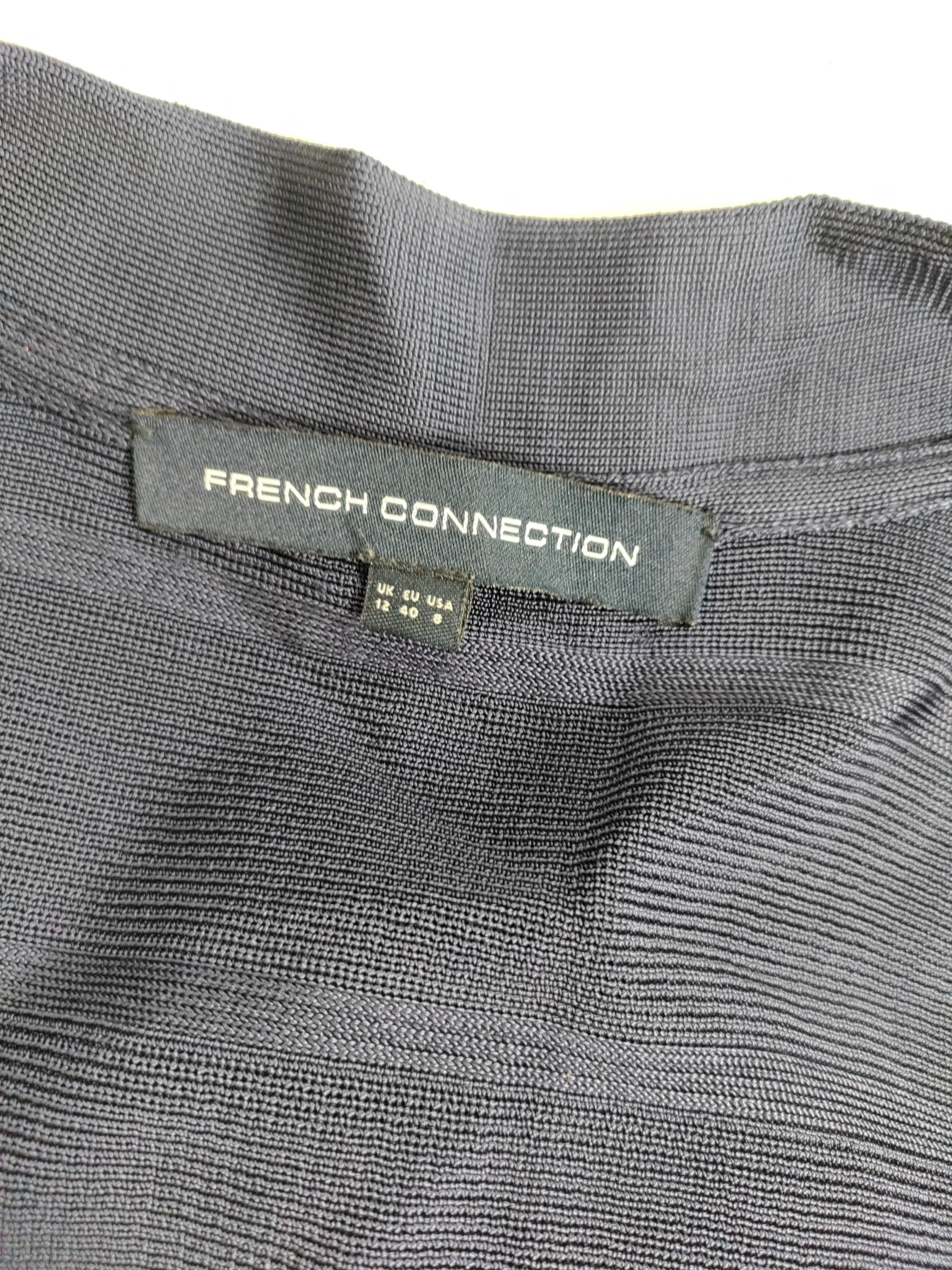 French Connection Bodycon Mini Dress UK12 in Blue - Image 5