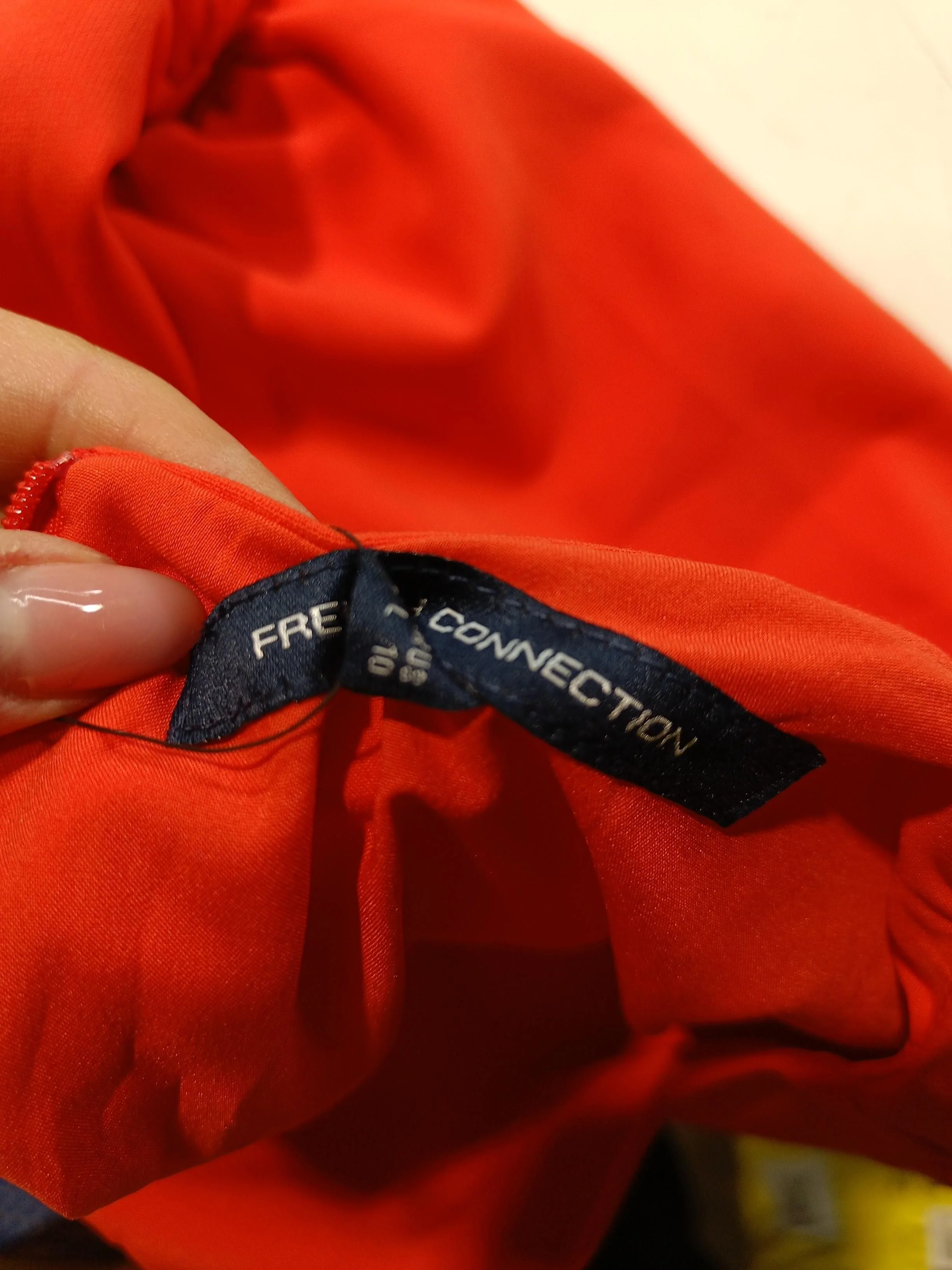 French Connection Bodycon Mini Dress UK14 in Red - Image 5
