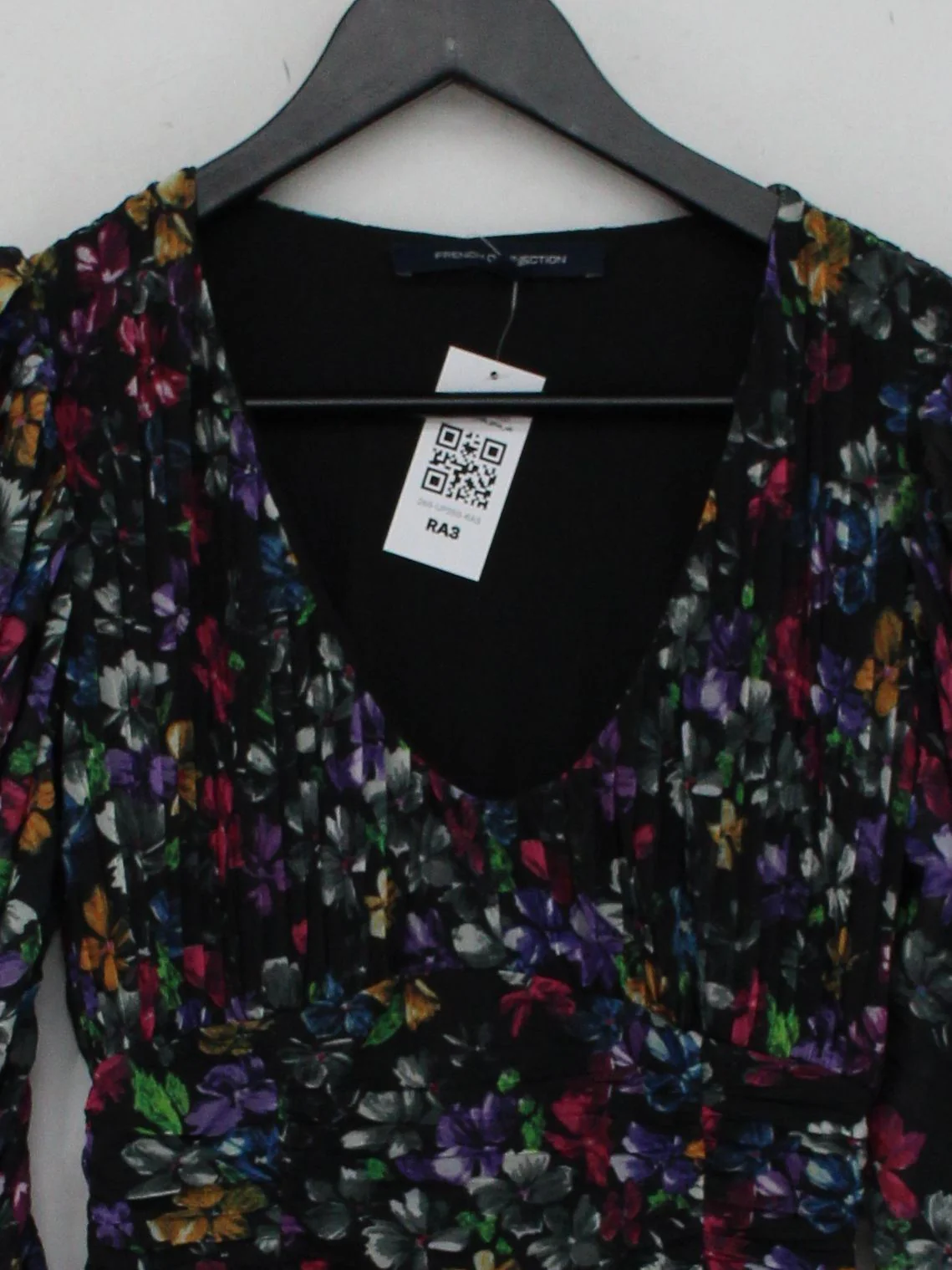 French Connection Bodycon Mini Dress UK4 in Multi - Image 3