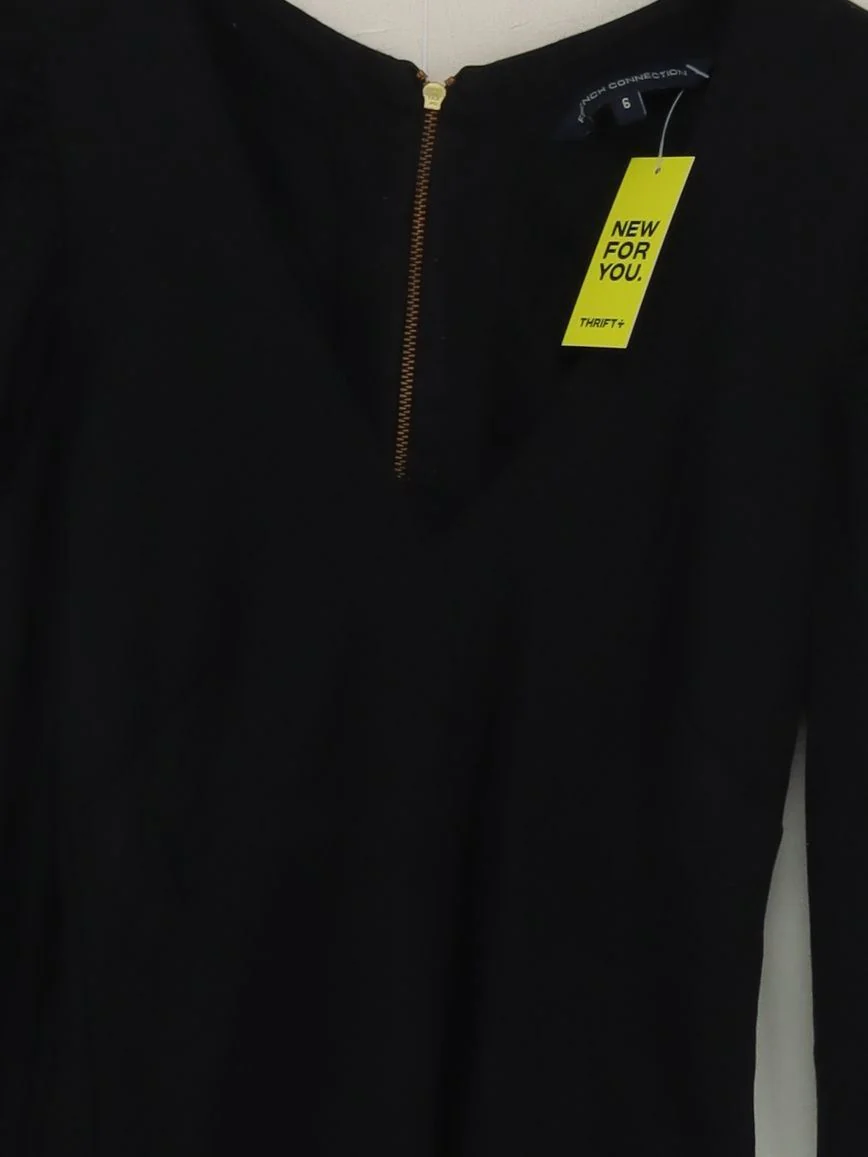 French Connection Bodycon Mini Dress UK6 in Black - Image 3
