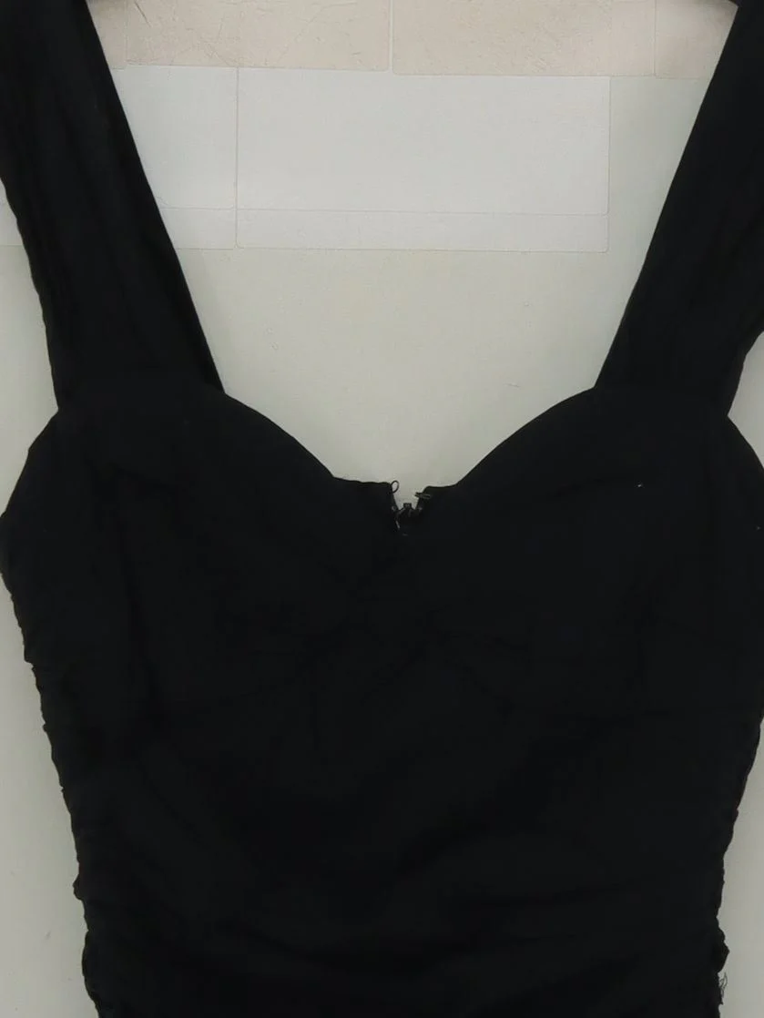 French Connection Bodycon Mini Dress UK8 in Black - Image 3