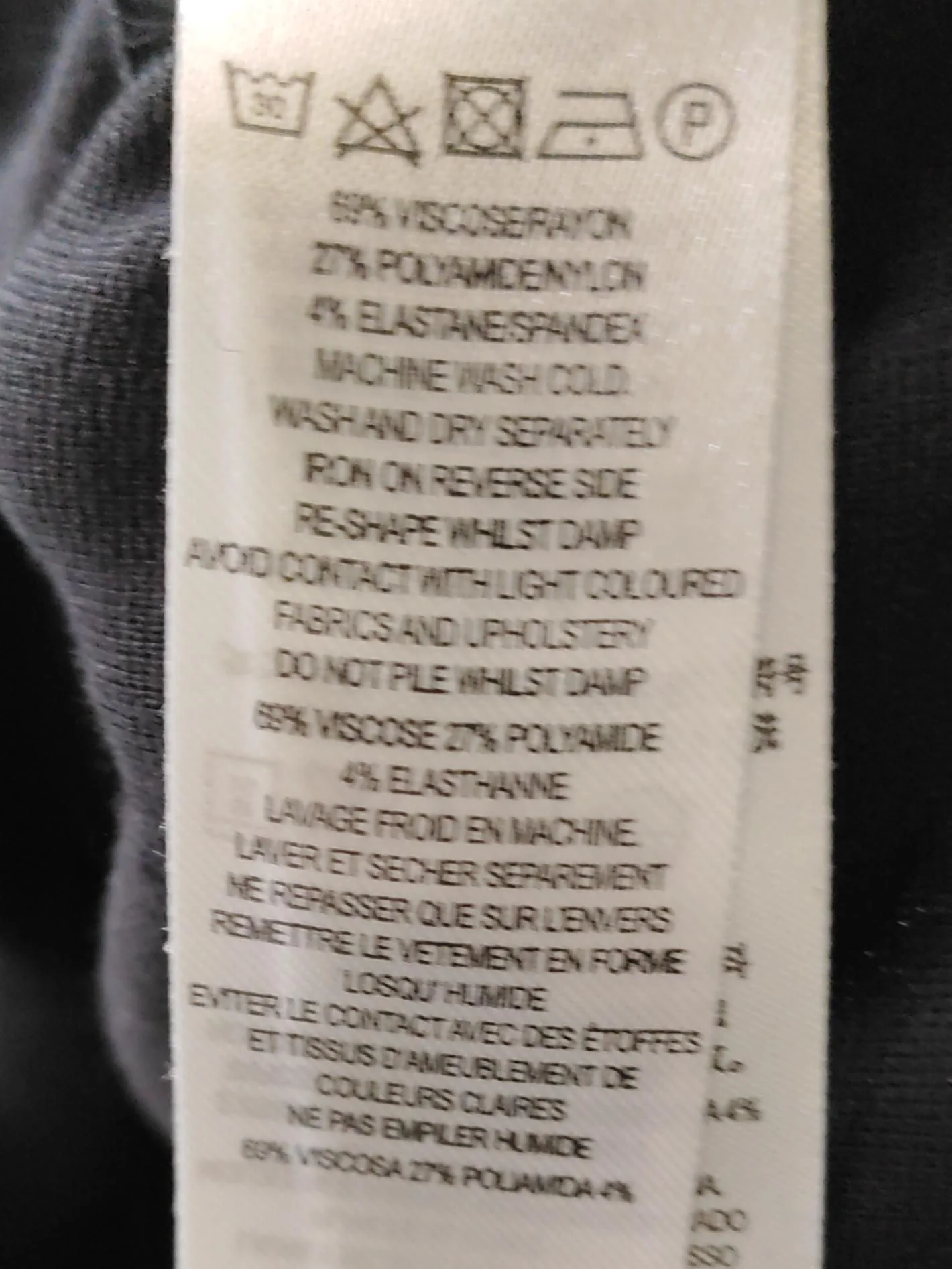 French Connection Bodycon Mini Dress UK8 in Black - Image 6
