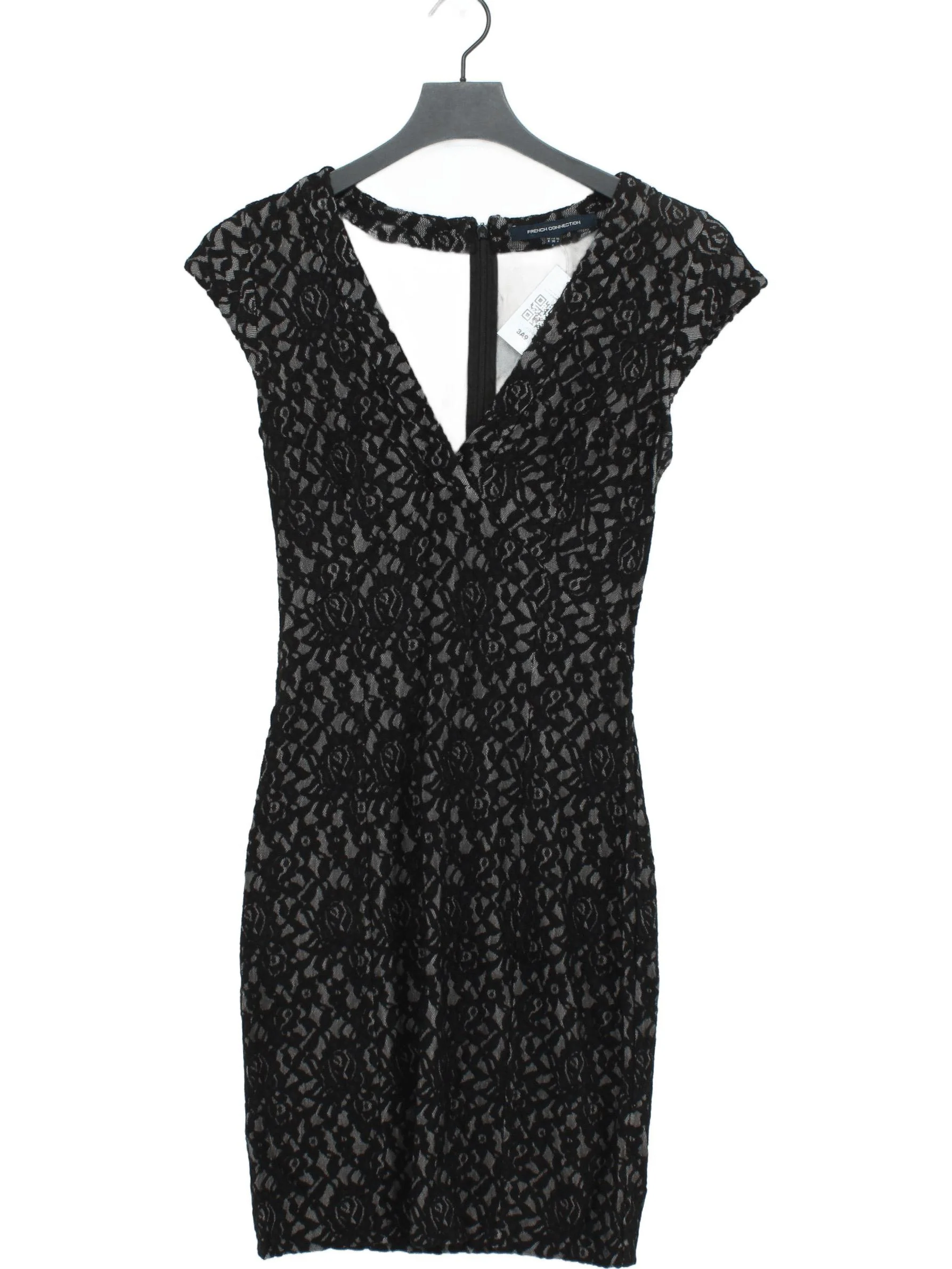French Connection Bodycon Mini Dress UK8 in Black