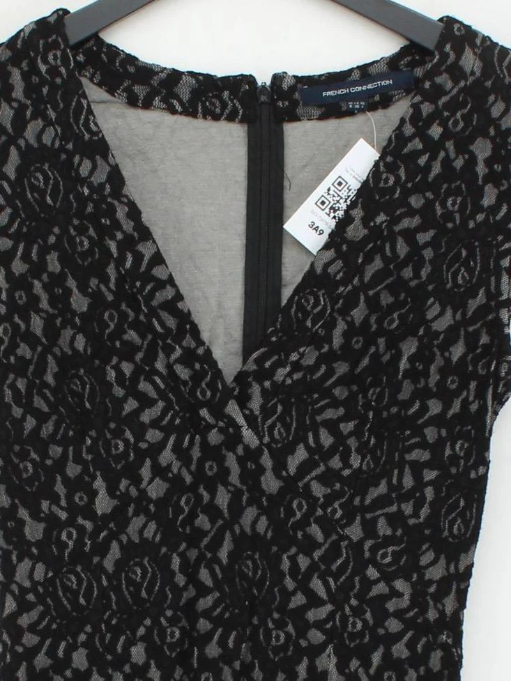 French Connection Bodycon Mini Dress UK8 in Black - Image 3