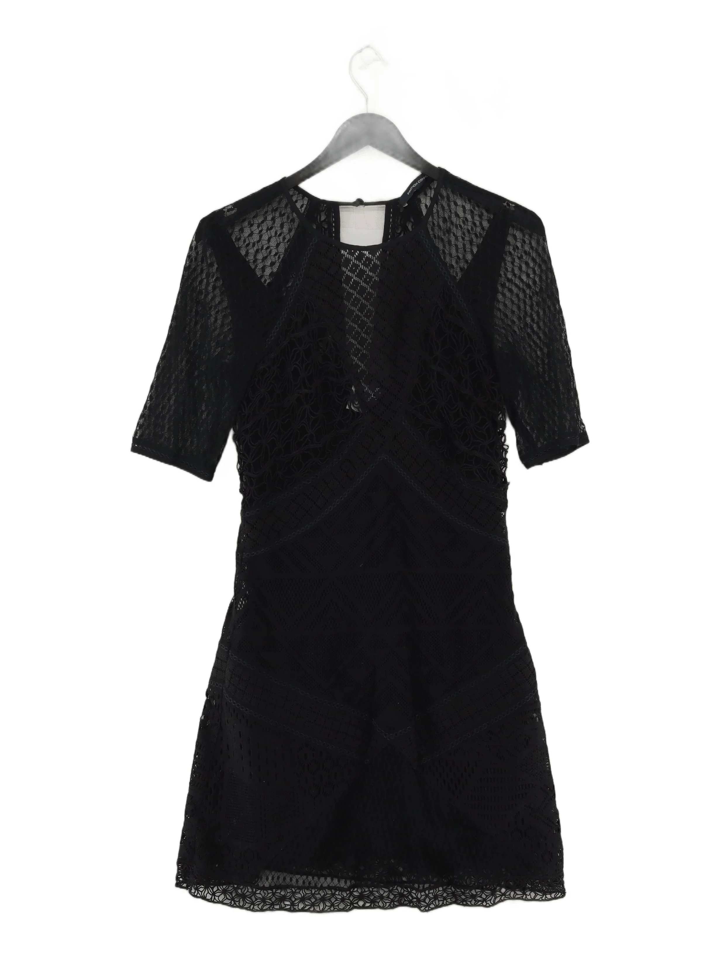 French Connection Bodycon Mini Dress UK8 in Black