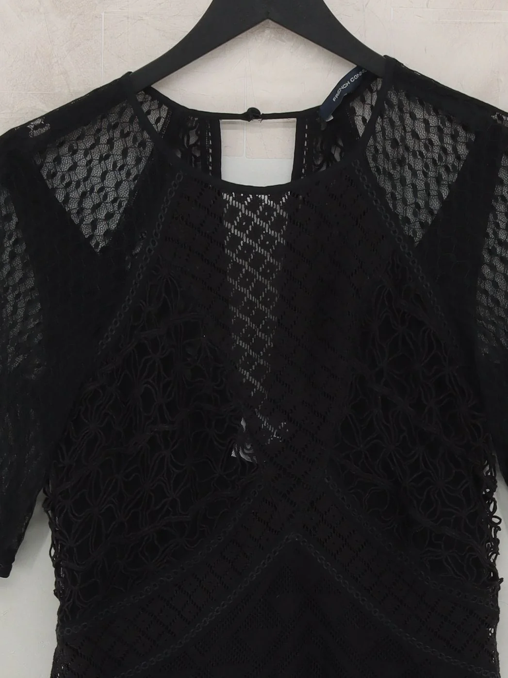 French Connection Bodycon Mini Dress UK8 in Black - Image 3
