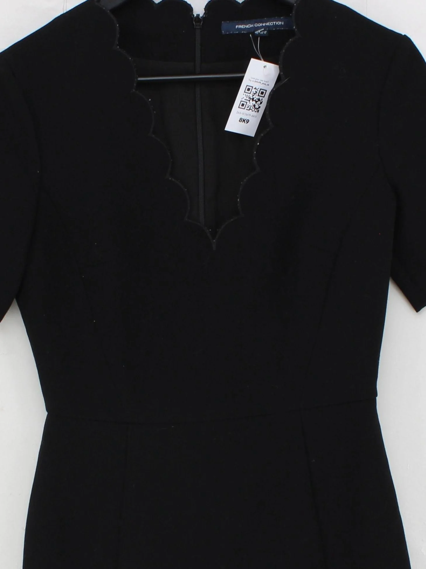 French Connection Bodycon Mini Dress UK8 in Black - Image 3