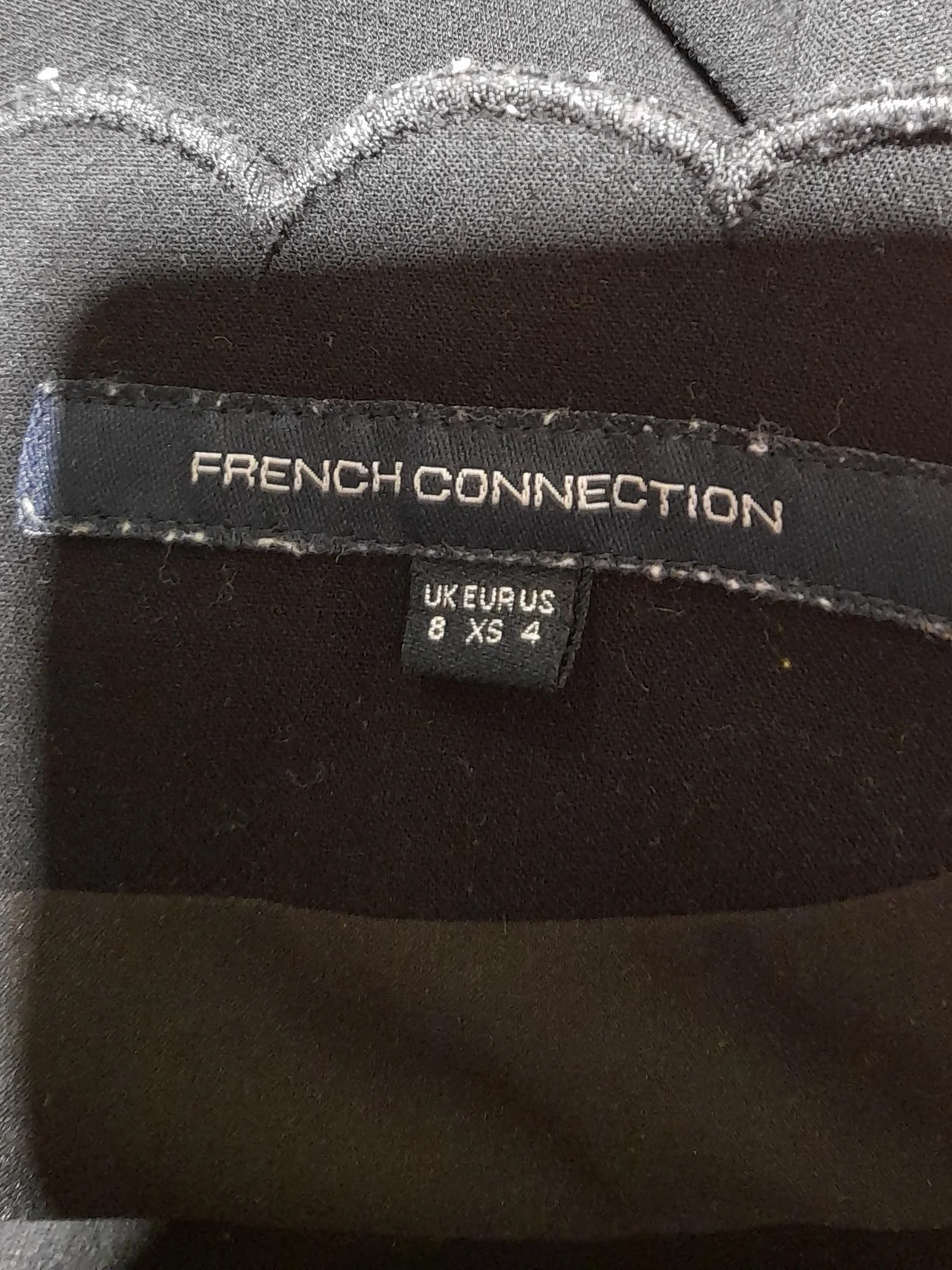 French Connection Bodycon Mini Dress UK8 in Black - Image 5