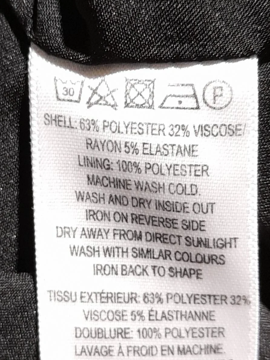 French Connection Bodycon Mini Dress UK8 in Black - Image 6