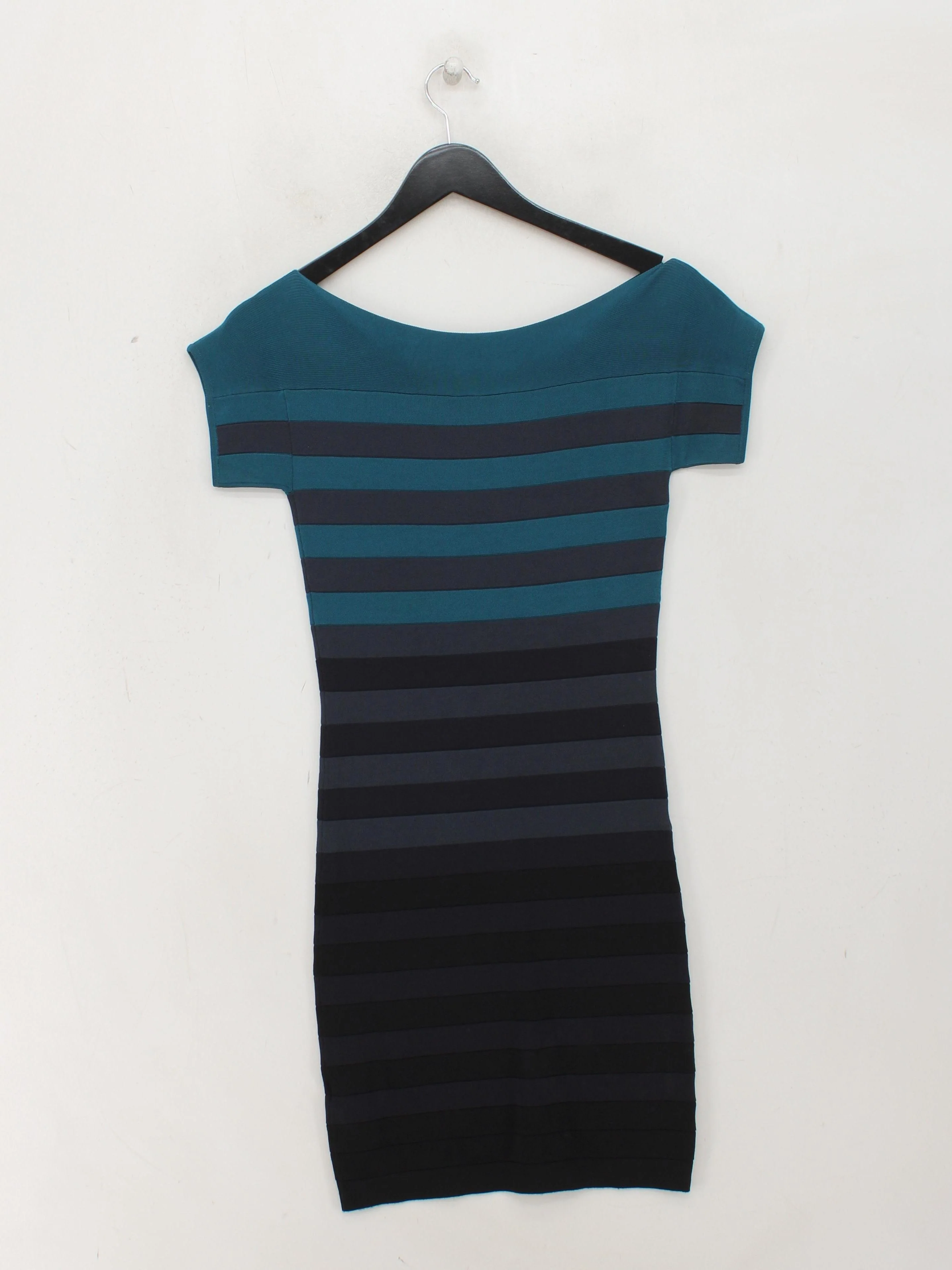 French Connection Bodycon Mini Dress UK8 in Blue - Image 2