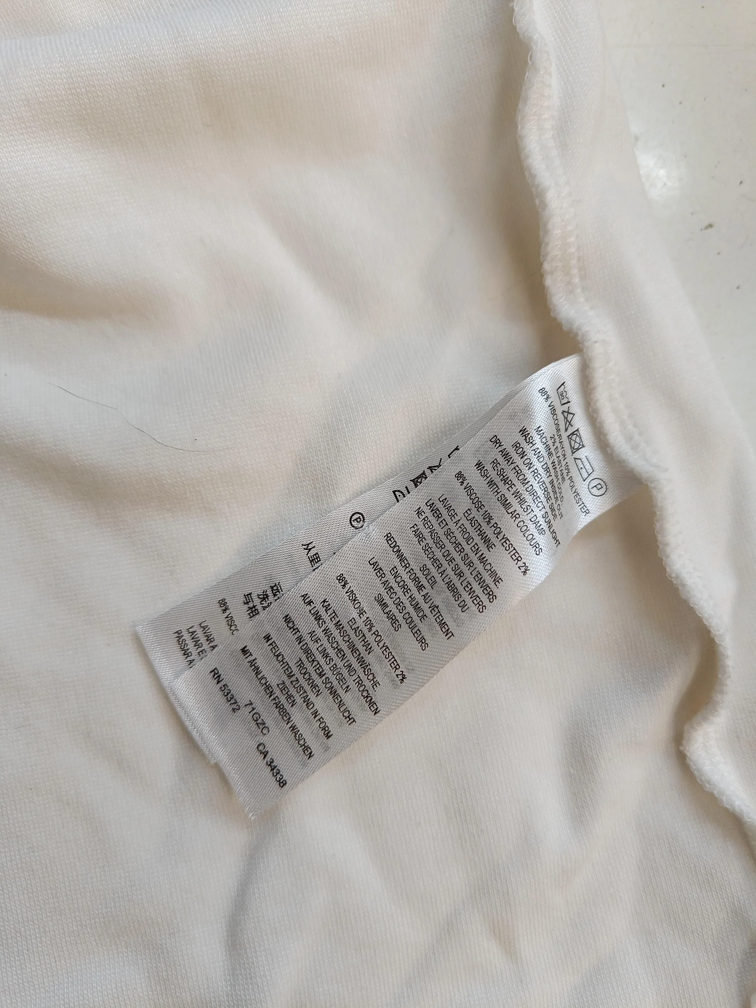 French Connection Bodycon Mini Dress UK8 in White - Image 6